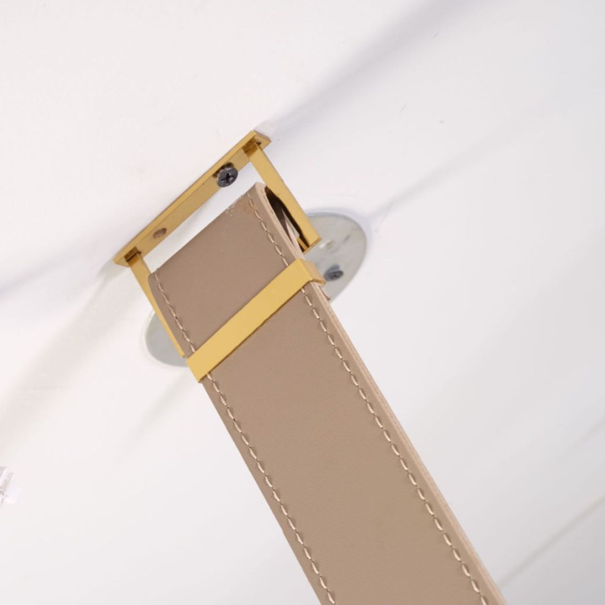 Comet Tail Leather Gold Pendant lamp 1.5m CY-DD-1053-G - Pendant Lamps - ebarza Furniture UAE | Shop Modern Furniture in Abu Dhabi & Dubai - مفروشات ايبازرا في الامارات | تسوق اثاث عصري وديكورات مميزة في دبي وابوظبي