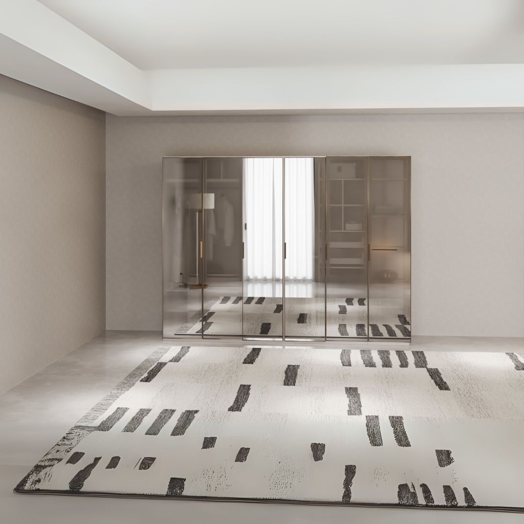 Pre-order 25 Days Delivery Cashmere CORNER WARDROBE 4 DOORS ACCORDION - Cabinets - ebarza Furniture UAE | Shop Modern Furniture in Abu Dhabi & Dubai - مفروشات ايبازرا في الامارات | تسوق اثاث عصري وديكورات مميزة في دبي وابوظبي