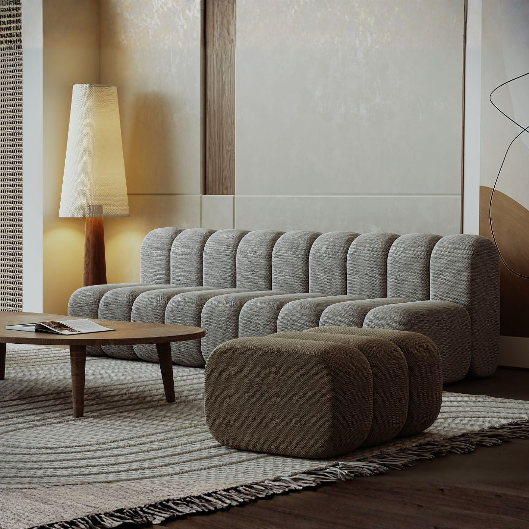 Chameleon Sofa Single Seater Without Arms - H-5228-B - Sofas - ebarza Furniture UAE | Shop Modern Furniture in Abu Dhabi & Dubai - مفروشات ايبازرا في الامارات | تسوق اثاث عصري وديكورات مميزة في دبي وابوظبي