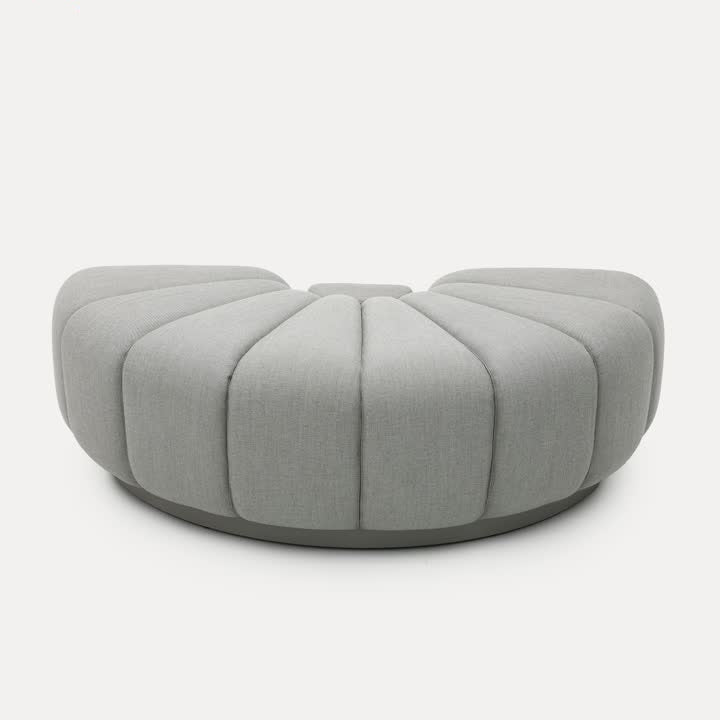 Pre-order 15 Days Delivery Chameleon Sofa - Half Round Moduel - H-5228-D - Sofas - ebarza Furniture UAE | Shop Modern Furniture in Abu Dhabi & Dubai - مفروشات ايبازرا في الامارات | تسوق اثاث عصري وديكورات مميزة في دبي وابوظبي