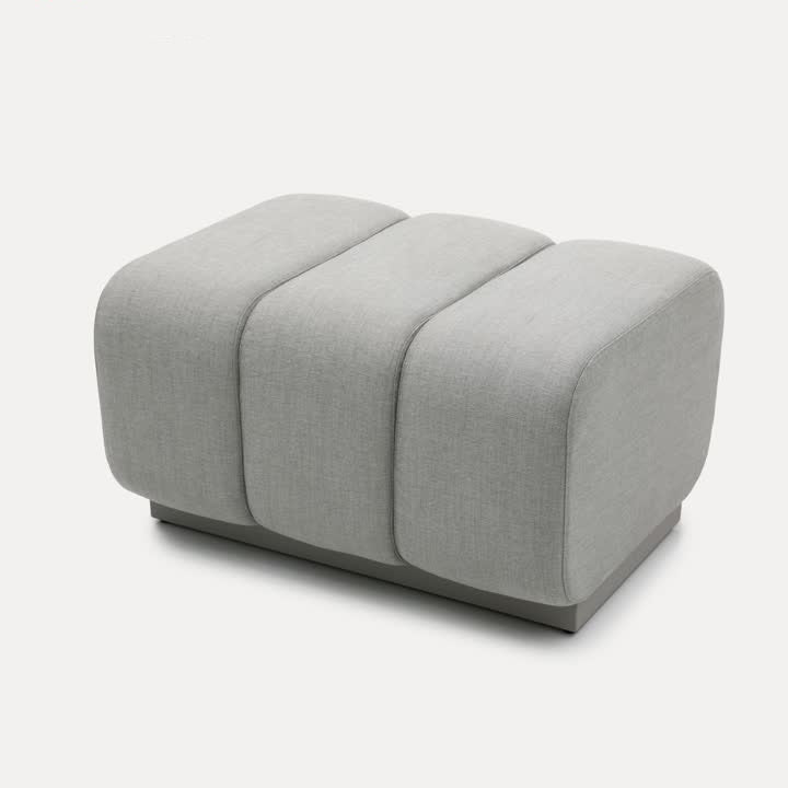 Pre-order 15 Days Delivery Chameleon Sofa - Pouf Module - H-5228-E - Grey - Sofas - ebarza Furniture UAE | Shop Modern Furniture in Abu Dhabi & Dubai - مفروشات ايبازرا في الامارات | تسوق اثاث عصري وديكورات مميزة في دبي وابوظبي