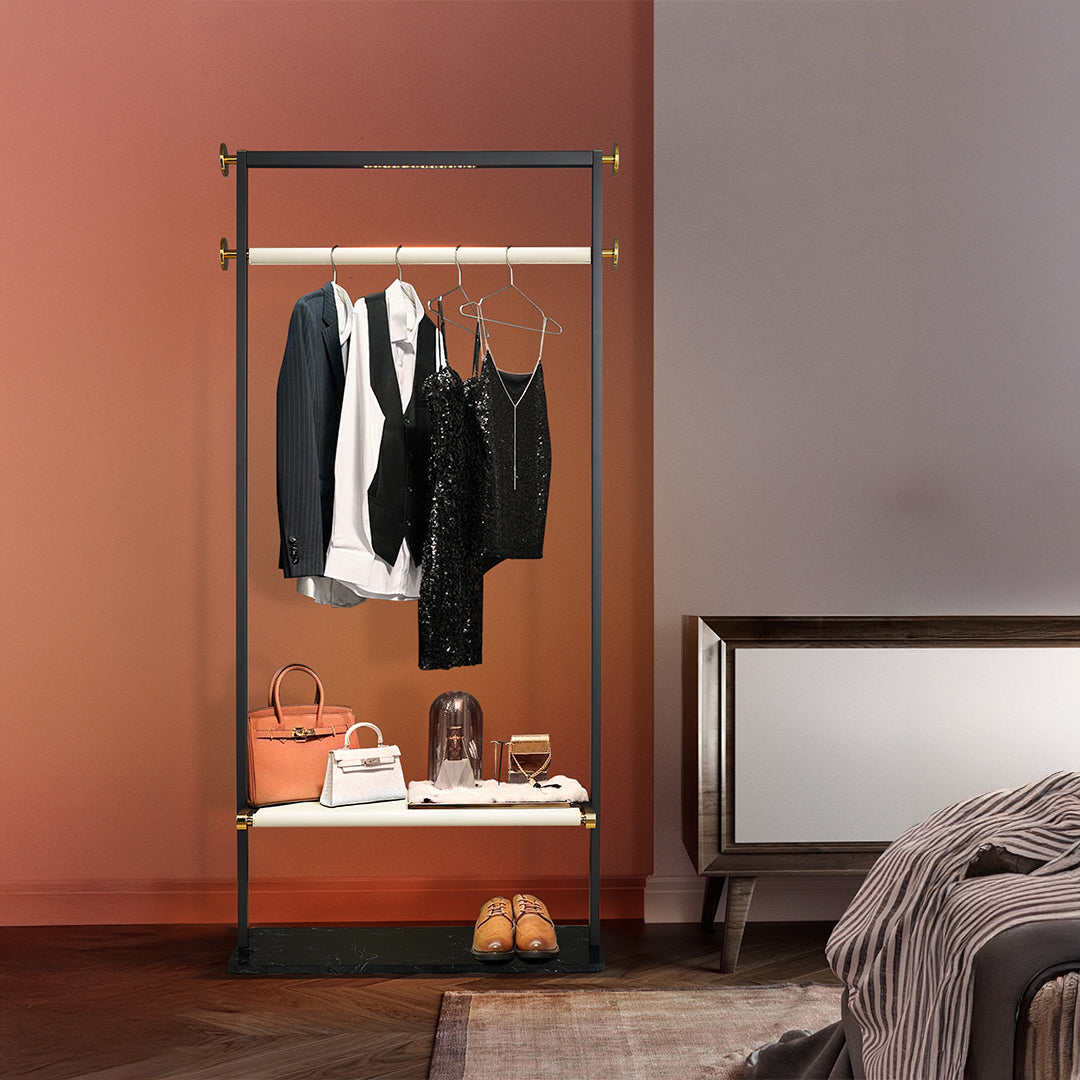 Pre-order 45 Days Delivery Vogue Clothing Rack/ Hanger With LED Light MA06130F-001 - Hangers - ebarza Furniture UAE | Shop Modern Furniture in Abu Dhabi & Dubai - مفروشات ايبازرا في الامارات | تسوق اثاث عصري وديكورات مميزة في دبي وابوظبي