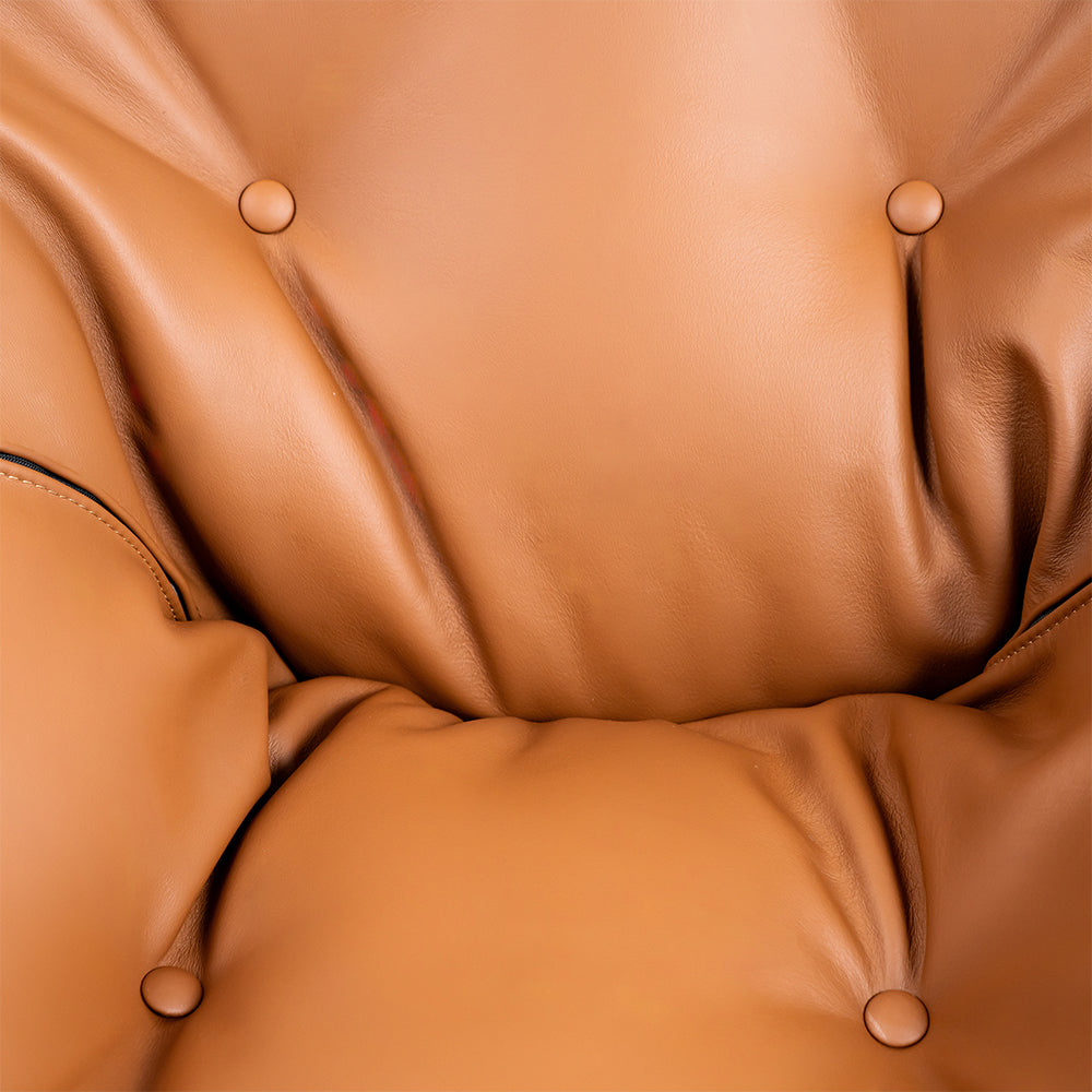 Cocoon Lounge Chair - PS-A179 -Br - Lounge Chairs - ebarza Furniture UAE | Shop Modern Furniture in Abu Dhabi & Dubai - مفروشات ايبازرا في الامارات | تسوق اثاث عصري وديكورات مميزة في دبي وابوظبي