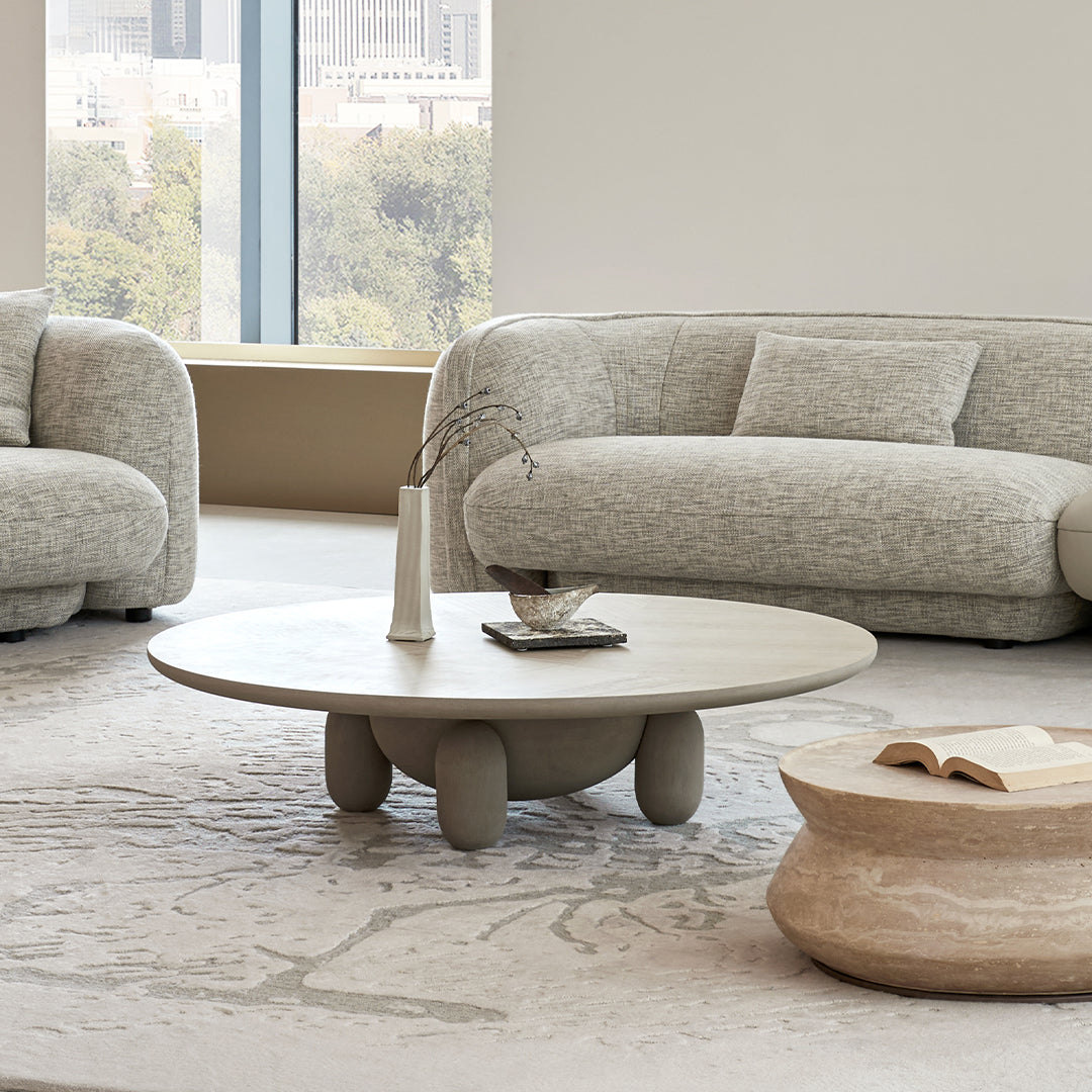 Ferrara Veneer Top Coffee Table BMCJ-CJ6035 - Coffee tables - ebarza Furniture UAE | Shop Modern Furniture in Abu Dhabi & Dubai - مفروشات ايبازرا في الامارات | تسوق اثاث عصري وديكورات مميزة في دبي وابوظبي