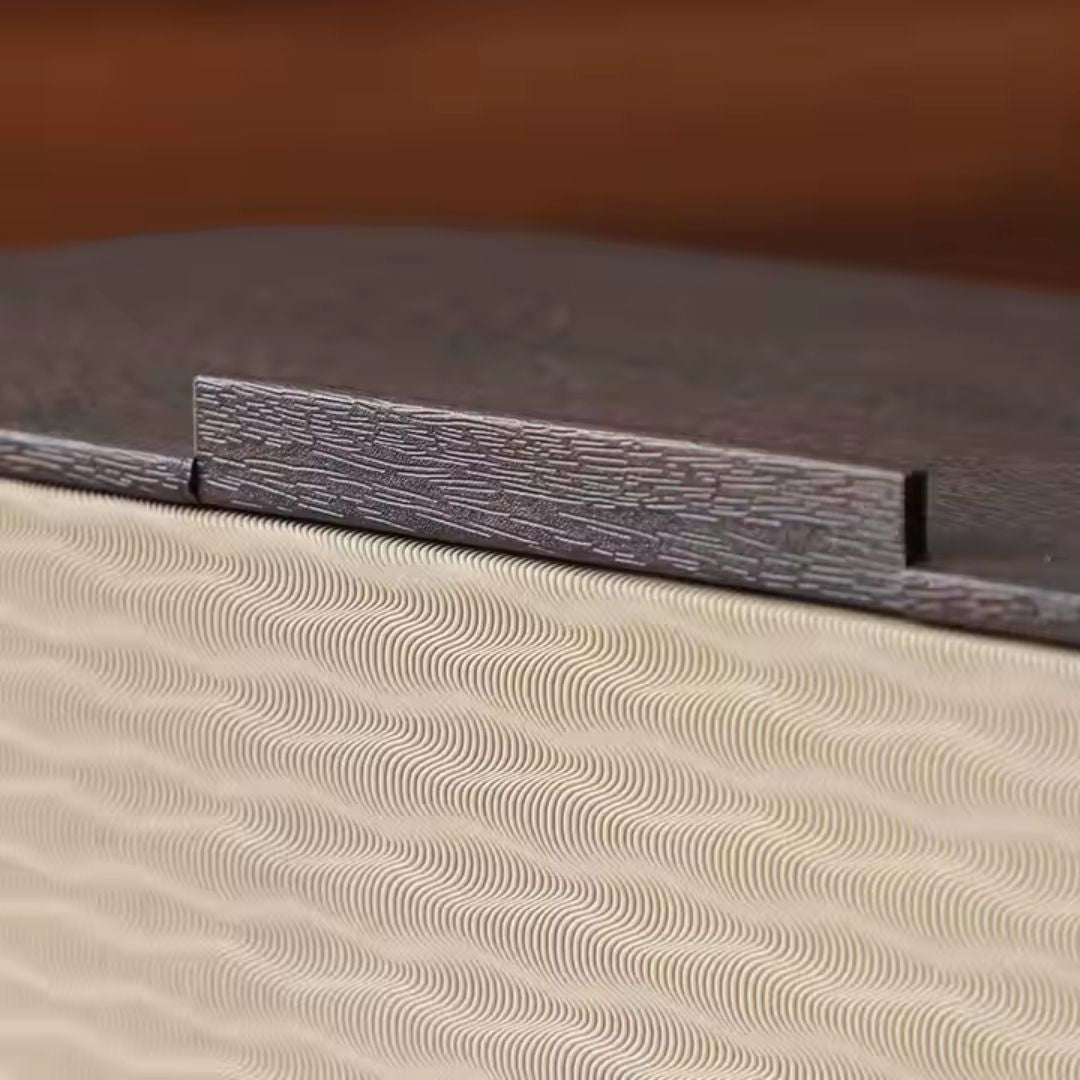 Corrugated Round Edge Box Coffee B - FB-PG24010B - Decorative Boxes - ebarza Furniture UAE | Shop Modern Furniture in Abu Dhabi & Dubai - مفروشات ايبازرا في الامارات | تسوق اثاث عصري وديكورات مميزة في دبي وابوظبي