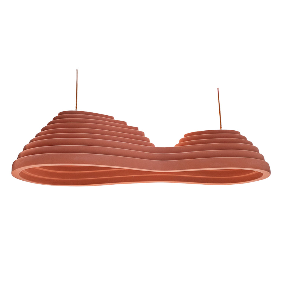 Wabi Sabi Brown Pendant Light HTD-IW1433-075-Red - Pendant Lamps - ebarza Furniture UAE | Shop Modern Furniture in Abu Dhabi & Dubai - مفروشات ايبازرا في الامارات | تسوق اثاث عصري وديكورات مميزة في دبي وابوظبي