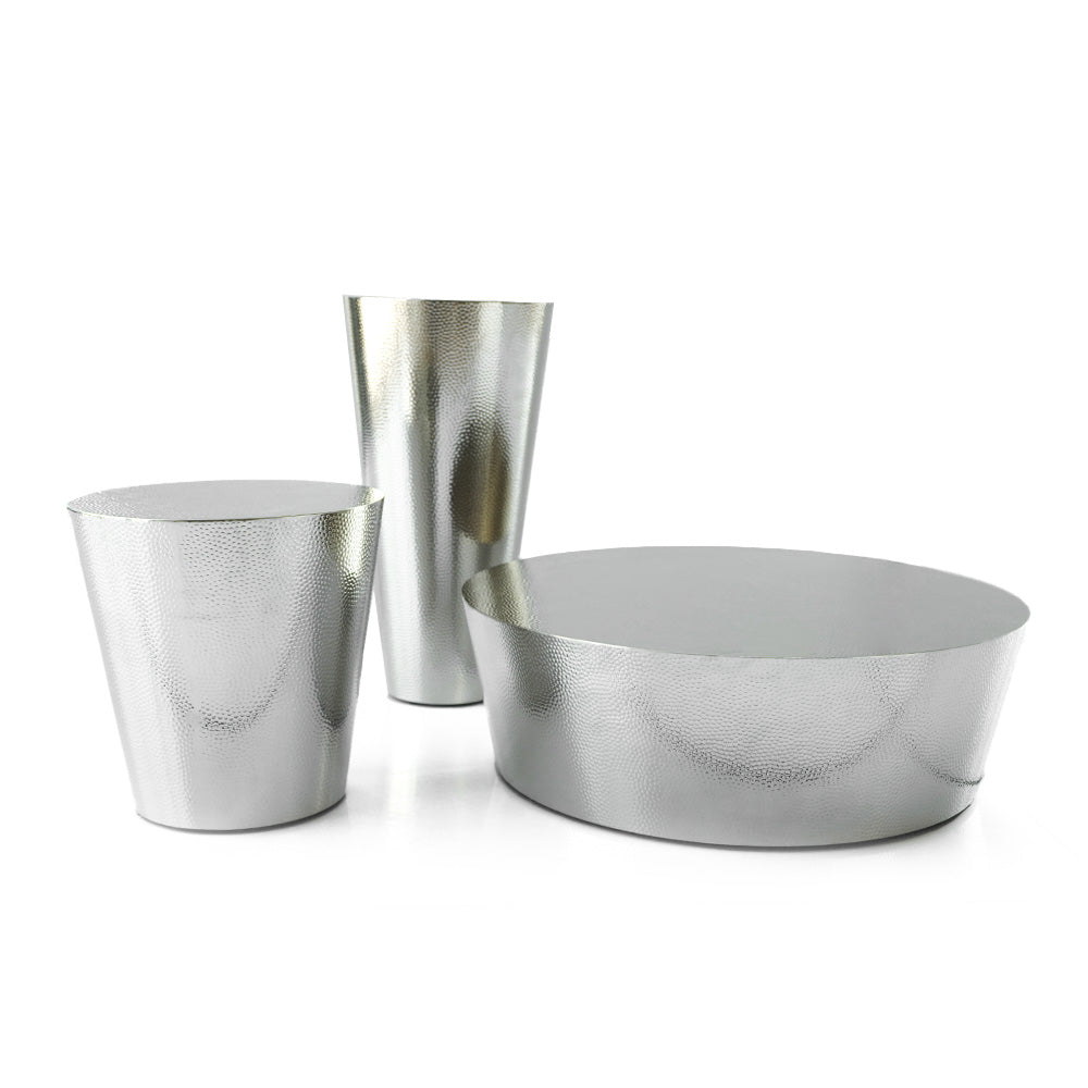 Set Of 3 Chrome Center Table Tg-Ct26 - Coffee Tables - ebarza Furniture UAE | Shop Modern Furniture in Abu Dhabi & Dubai - مفروشات ايبازرا في الامارات | تسوق اثاث عصري وديكورات مميزة في دبي وابوظبي