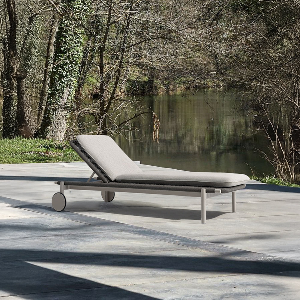 DUBLIN SUNBED WITH WHEELS AS2004N59ROP - Sunloungers - ebarza Furniture UAE | Shop Modern Furniture in Abu Dhabi & Dubai - مفروشات ايبازرا في الامارات | تسوق اثاث عصري وديكورات مميزة في دبي وابوظبي