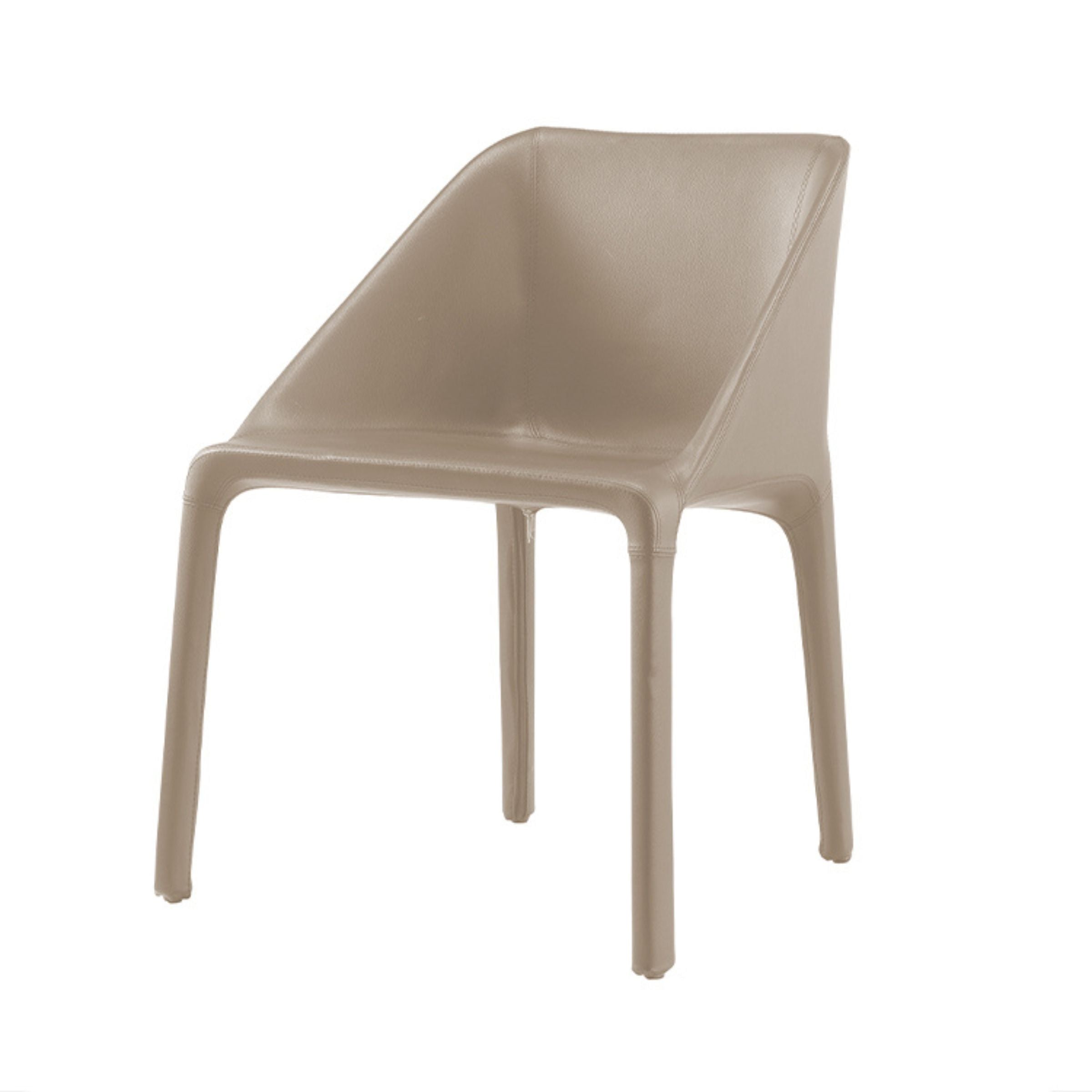 Valencia Dining Chair MLL-B11-KHAKI - Chairs - ebarza Furniture UAE | Shop Modern Furniture in Abu Dhabi & Dubai - مفروشات ايبازرا في الامارات | تسوق اثاث عصري وديكورات مميزة في دبي وابوظبي