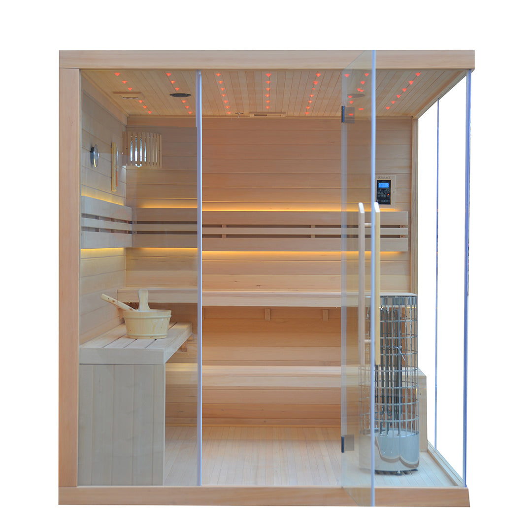 EBARZA SAUNA ROOM LM-T03B - Sauna Room - ebarza Furniture UAE | Shop Modern Furniture in Abu Dhabi & Dubai - مفروشات ايبازرا في الامارات | تسوق اثاث عصري وديكورات مميزة في دبي وابوظبي