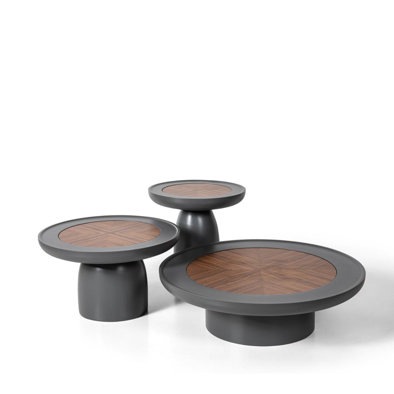 Set Of 3 Escape Antrasit Coffee Table HW-EAS3CT - Coffee Tables - ebarza Furniture UAE | Shop Modern Furniture in Abu Dhabi & Dubai - مفروشات ايبازرا في الامارات | تسوق اثاث عصري وديكورات مميزة في دبي وابوظبي