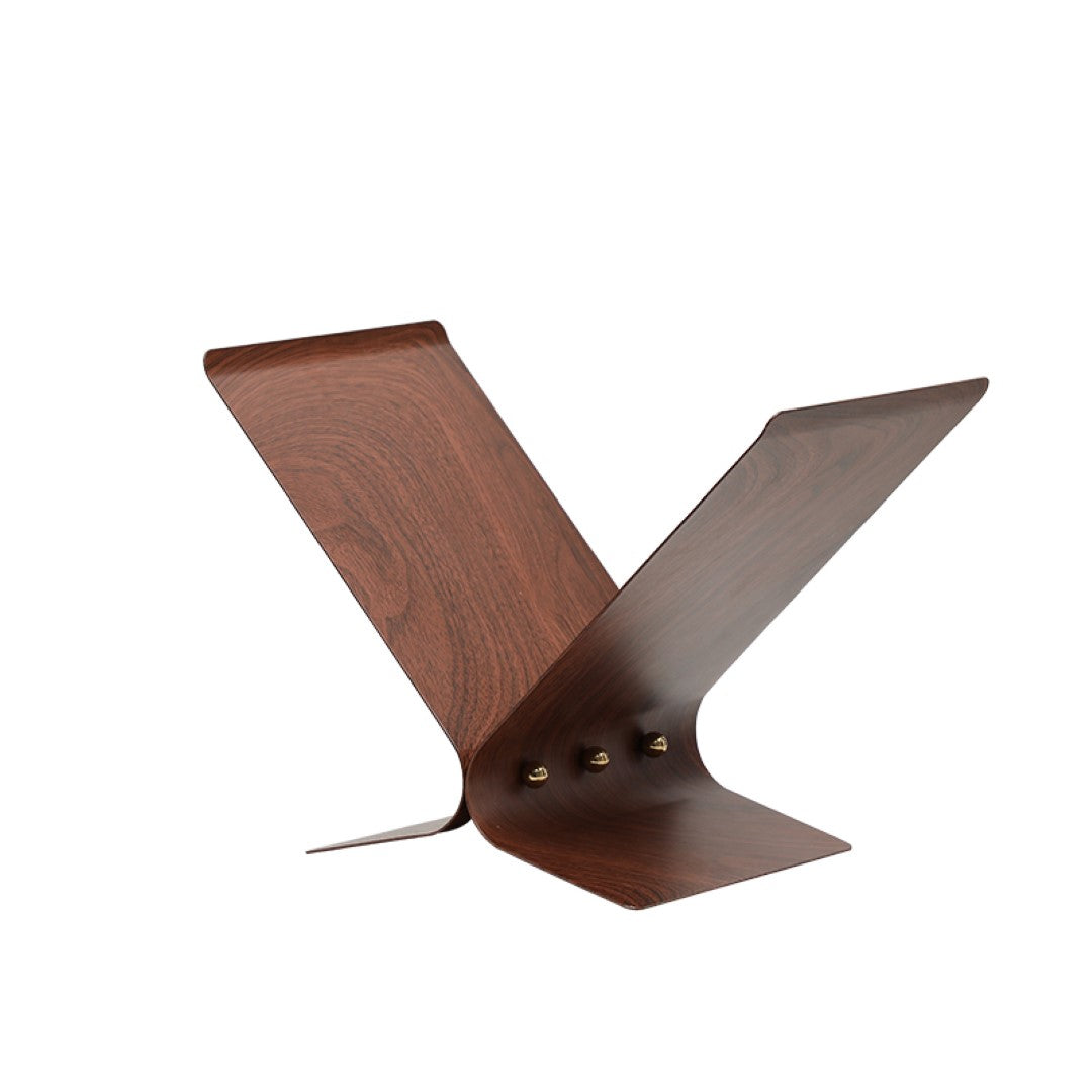 Streamline Wood Grain Magazine Rack FC-W24006 - Bookends - ebarza Furniture UAE | Shop Modern Furniture in Abu Dhabi & Dubai - مفروشات ايبازرا في الامارات | تسوق اثاث عصري وديكورات مميزة في دبي وابوظبي