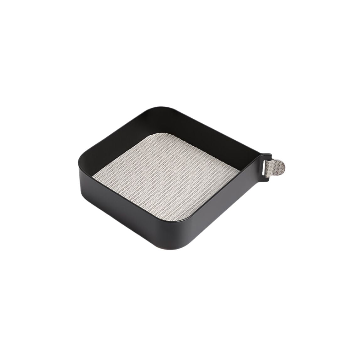 Fine Grain Tray Square Gray -A FC-W24001A - Trays - ebarza Furniture UAE | Shop Modern Furniture in Abu Dhabi & Dubai - مفروشات ايبازرا في الامارات | تسوق اثاث عصري وديكورات مميزة في دبي وابوظبي