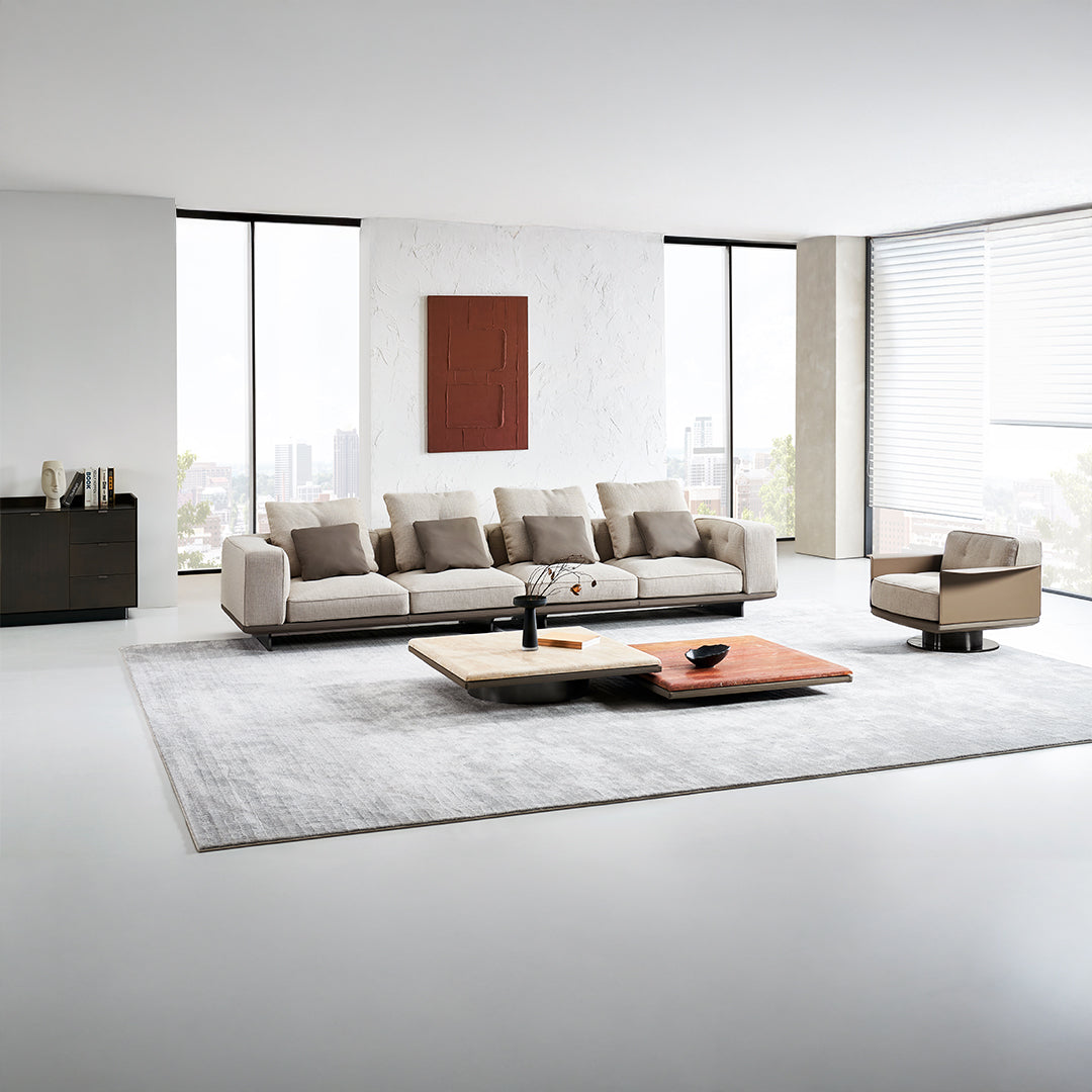 Avenor 2 seater Modular Sofa with Right armrest SF091-B - Sofas - ebarza Furniture UAE | Shop Modern Furniture in Abu Dhabi & Dubai - مفروشات ايبازرا في الامارات | تسوق اثاث عصري وديكورات مميزة في دبي وابوظبي