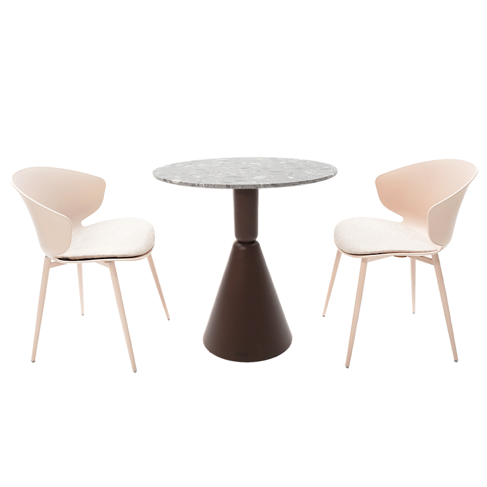 Dining Table Base 72cm 40BTB-Coffee - Table bases - ebarza Furniture UAE | Shop Modern Furniture in Abu Dhabi & Dubai - مفروشات ايبازرا في الامارات | تسوق اثاث عصري وديكورات مميزة في دبي وابوظبي