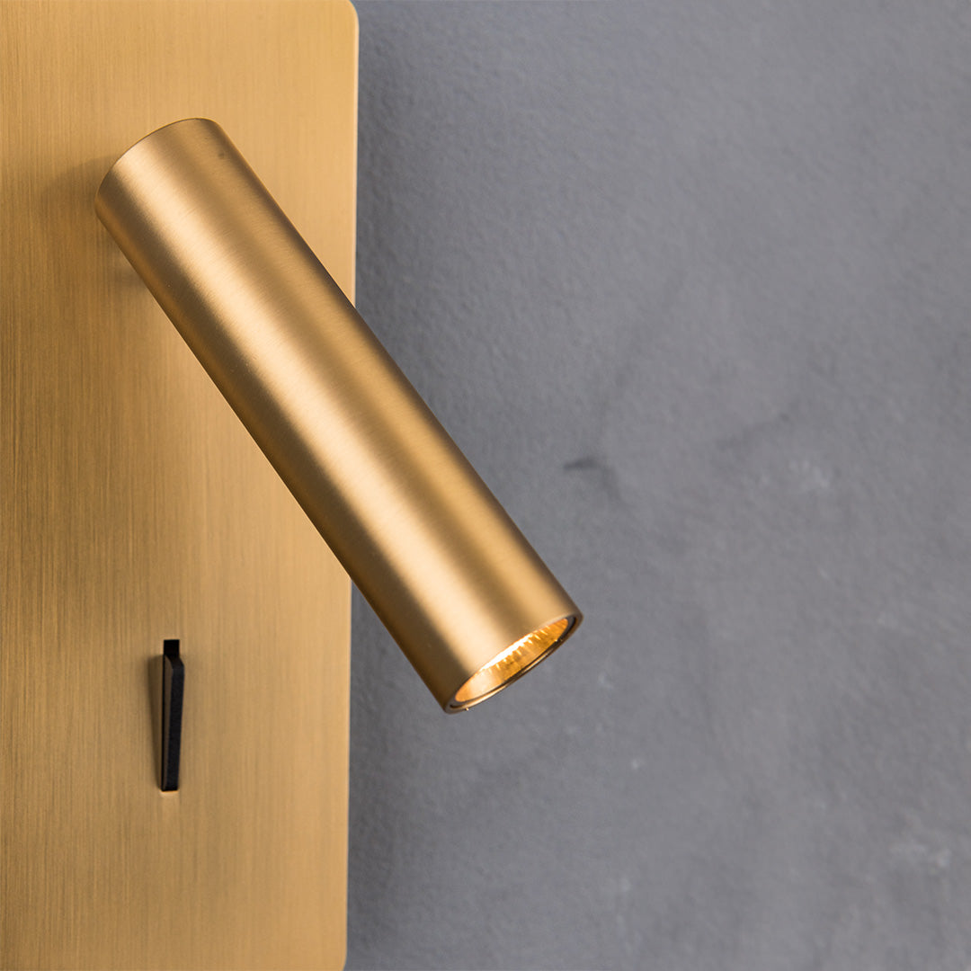 Pre-order for 75 days delivery - Gemini Hotel Style Headboard/ Wall Reading Lamp Gemini-WL (UB)-23-BR - Wall Lamps - ebarza Furniture UAE | Shop Modern Furniture in Abu Dhabi & Dubai - مفروشات ايبازرا في الامارات | تسوق اثاث عصري وديكورات مميزة في دبي وابوظبي