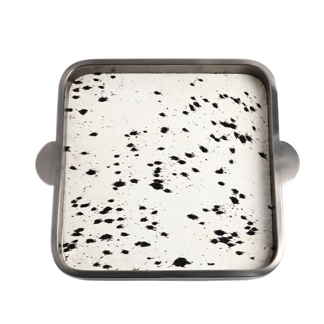 Genuine Leather Binaural Tray FC-W24007 - Trays - ebarza Furniture UAE | Shop Modern Furniture in Abu Dhabi & Dubai - مفروشات ايبازرا في الامارات | تسوق اثاث عصري وديكورات مميزة في دبي وابوظبي