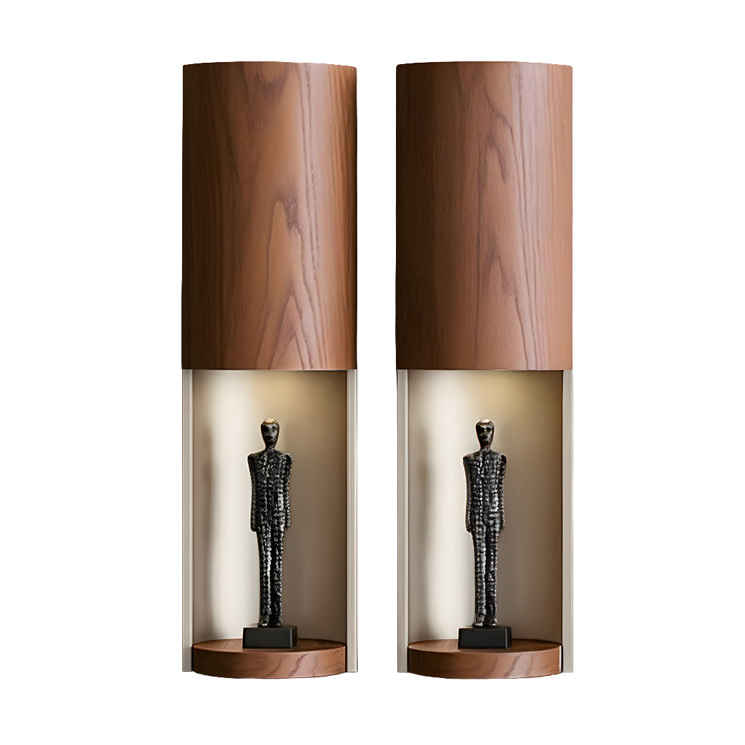 Grande Set of 2 Wall shelves Walnut ORXGRND-TVU255W