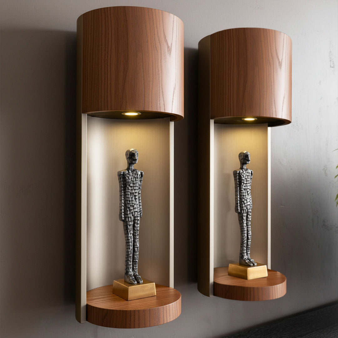 Grande Set of 2 Wall shelves Walnut ORXGRND-TVU255W - TV Units - ebarza Furniture UAE | Shop Modern Furniture in Abu Dhabi & Dubai - مفروشات ايبازرا في الامارات | تسوق اثاث عصري وديكورات مميزة في دبي وابوظبي