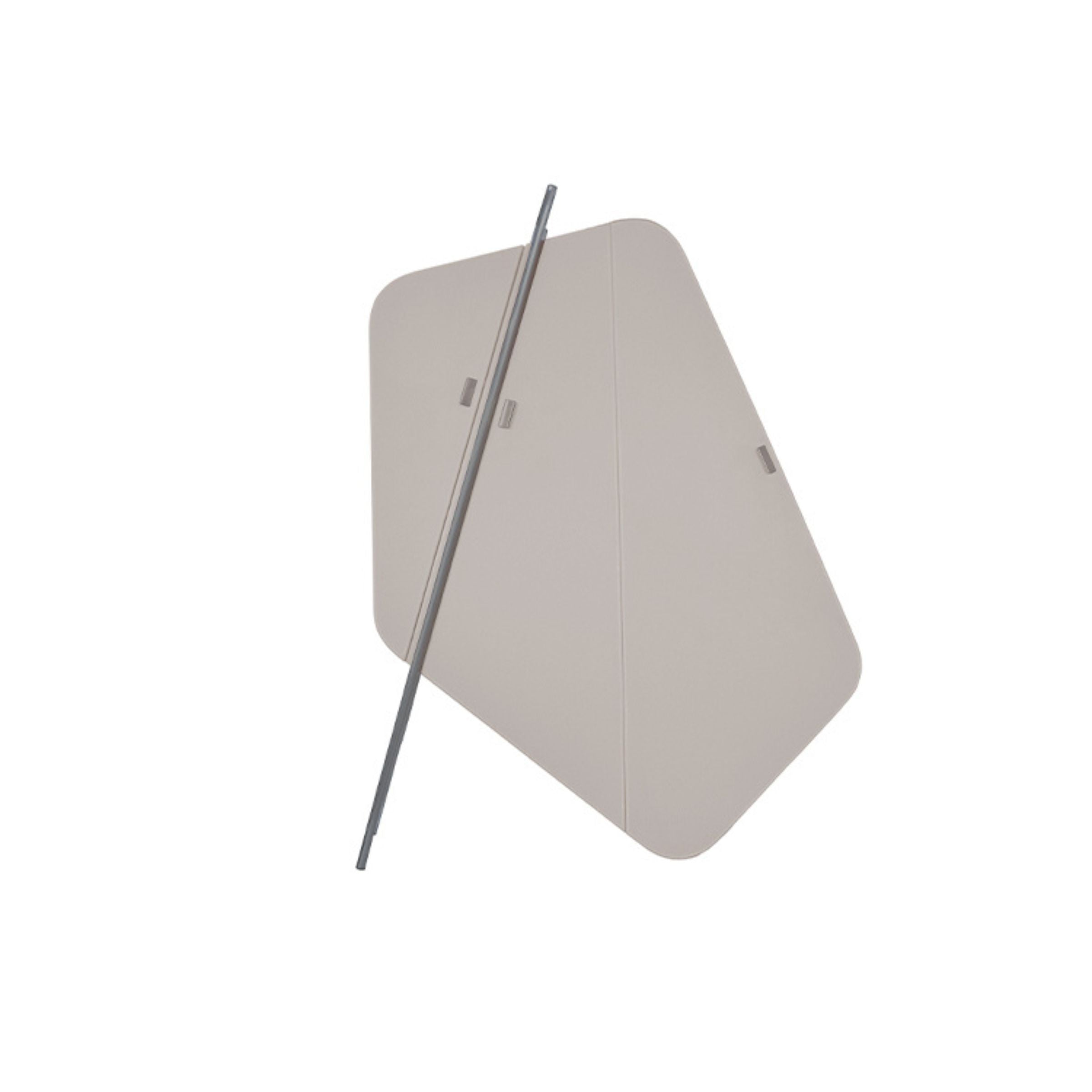 Irragular Shape Highboard / Sideboard Unit Mycroft Gray Saddle Leather and Stainless Steel MLL-T45 - Cabinets - ebarza Furniture UAE | Shop Modern Furniture in Abu Dhabi & Dubai - مفروشات ايبازرا في الامارات | تسوق اثاث عصري وديكورات مميزة في دبي وابوظبي