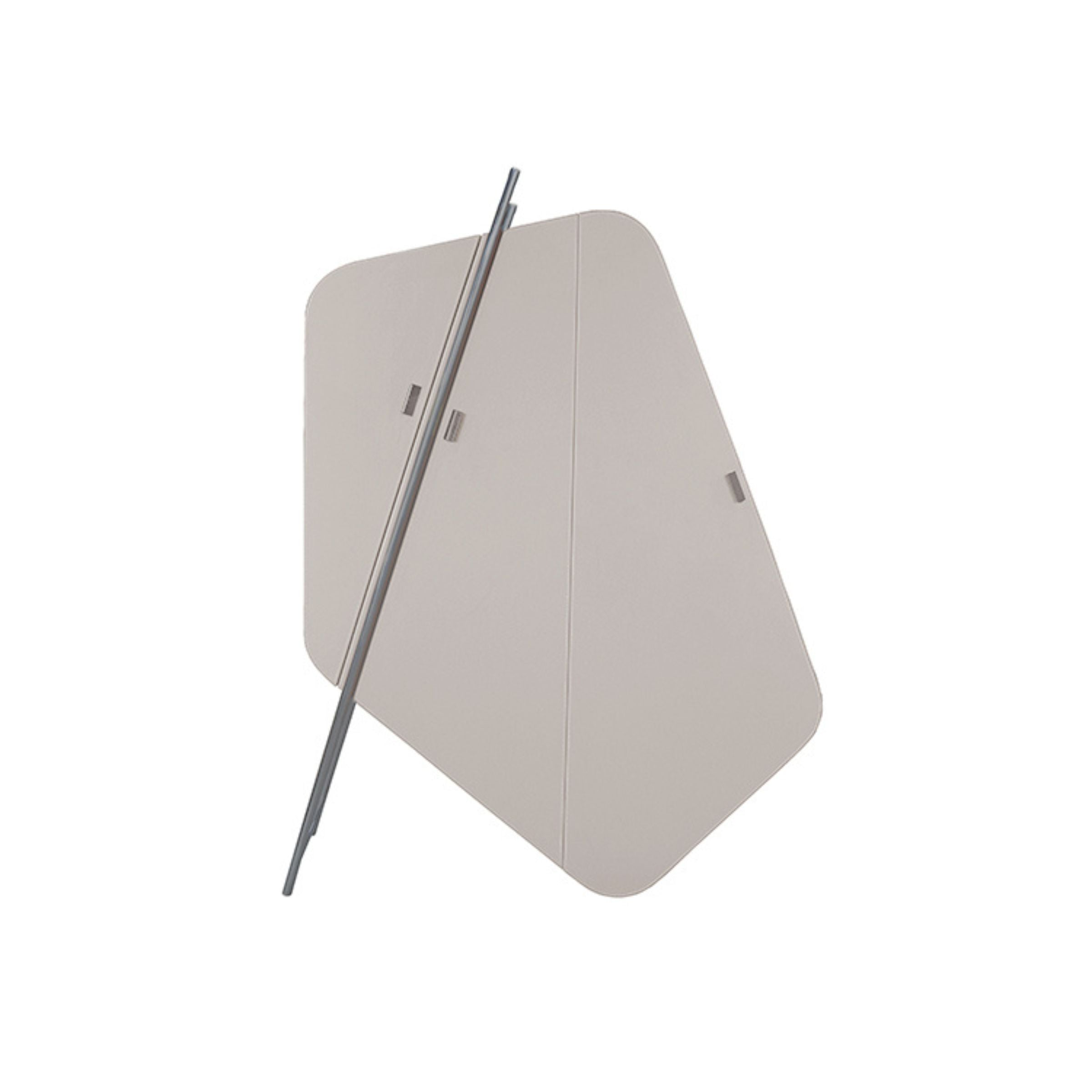 Irragular Shape Highboard / Sideboard Unit Mycroft Gray Saddle Leather and Stainless Steel MLL-T45 - Cabinets - ebarza Furniture UAE | Shop Modern Furniture in Abu Dhabi & Dubai - مفروشات ايبازرا في الامارات | تسوق اثاث عصري وديكورات مميزة في دبي وابوظبي