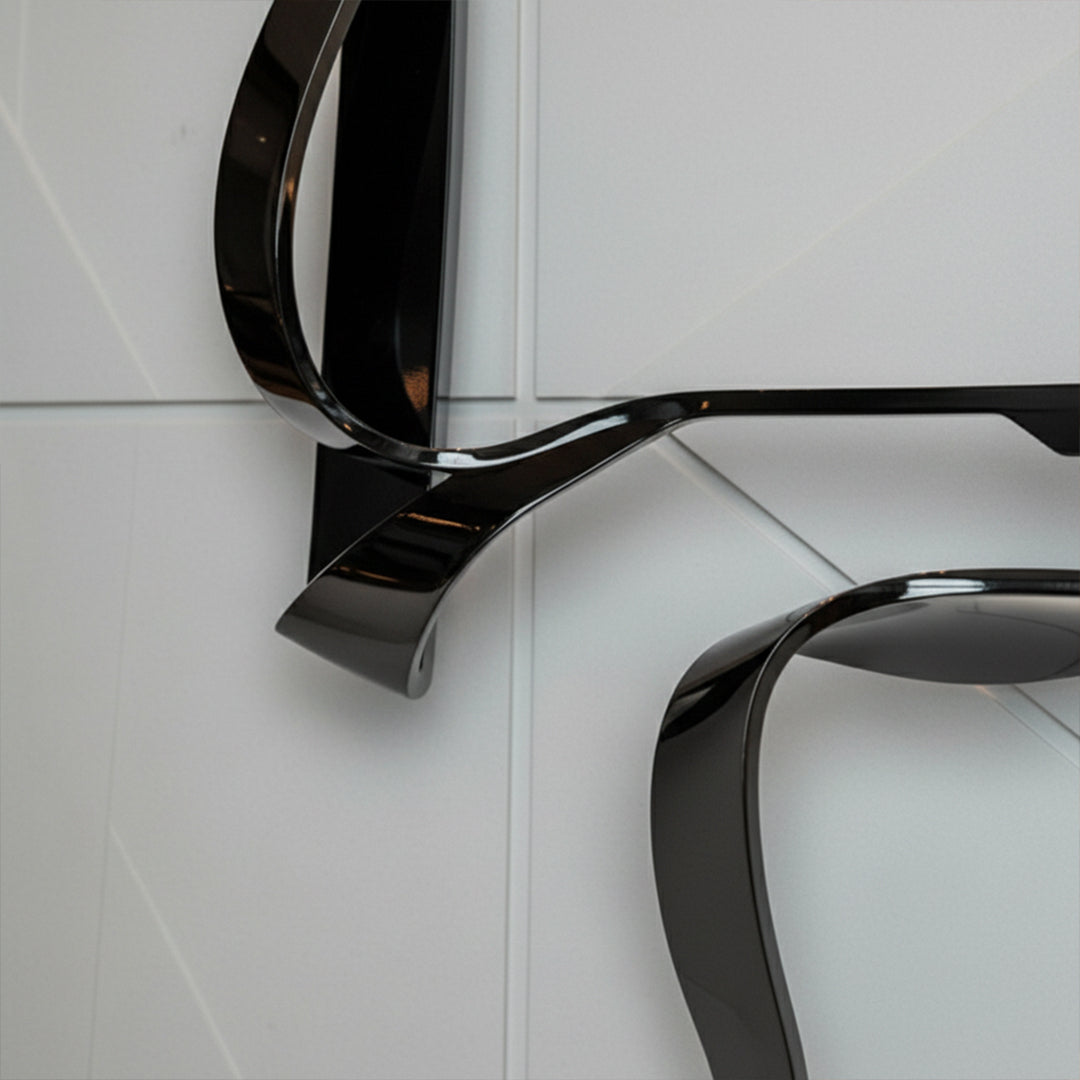 Hand Crafted Black Stainless Steel Shelf BJ20250018A - Artwork - ebarza Furniture UAE | Shop Modern Furniture in Abu Dhabi & Dubai - مفروشات ايبازرا في الامارات | تسوق اثاث عصري وديكورات مميزة في دبي وابوظبي