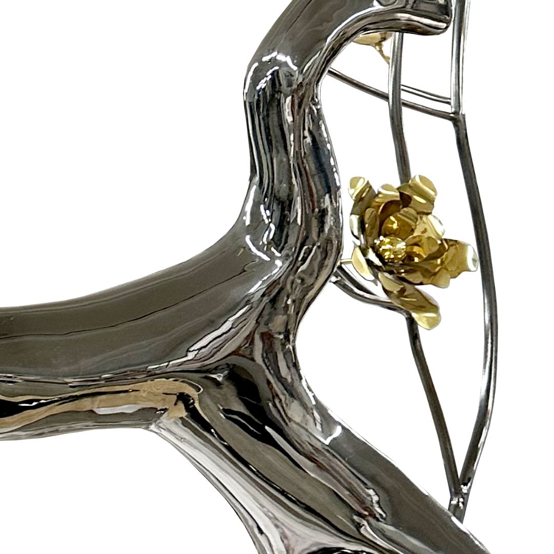 Hand Crafted Black Stainless Steel Artwork 20240056 - Artwork - ebarza Furniture UAE | Shop Modern Furniture in Abu Dhabi & Dubai - مفروشات ايبازرا في الامارات | تسوق اثاث عصري وديكورات مميزة في دبي وابوظبي