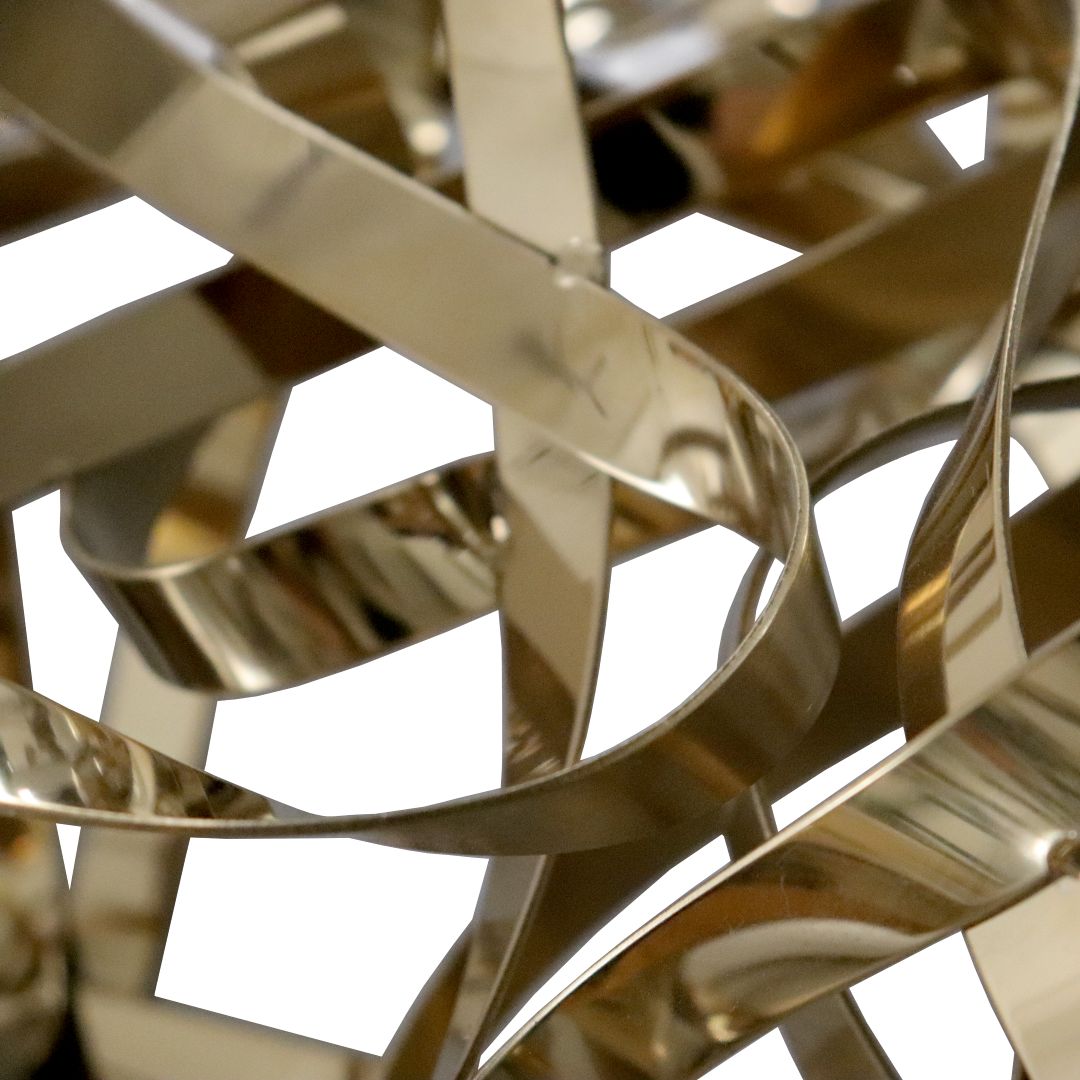 Hand Crafted Titanium Stainless Steel Artwork 20240041 - Artwork - ebarza Furniture UAE | Shop Modern Furniture in Abu Dhabi & Dubai - مفروشات ايبازرا في الامارات | تسوق اثاث عصري وديكورات مميزة في دبي وابوظبي