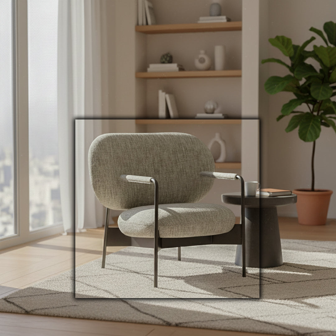 Haven Armchair - PS-A154 - Armchairs - ebarza Furniture UAE | Shop Modern Furniture in Abu Dhabi & Dubai - مفروشات ايبازرا في الامارات | تسوق اثاث عصري وديكورات مميزة في دبي وابوظبي