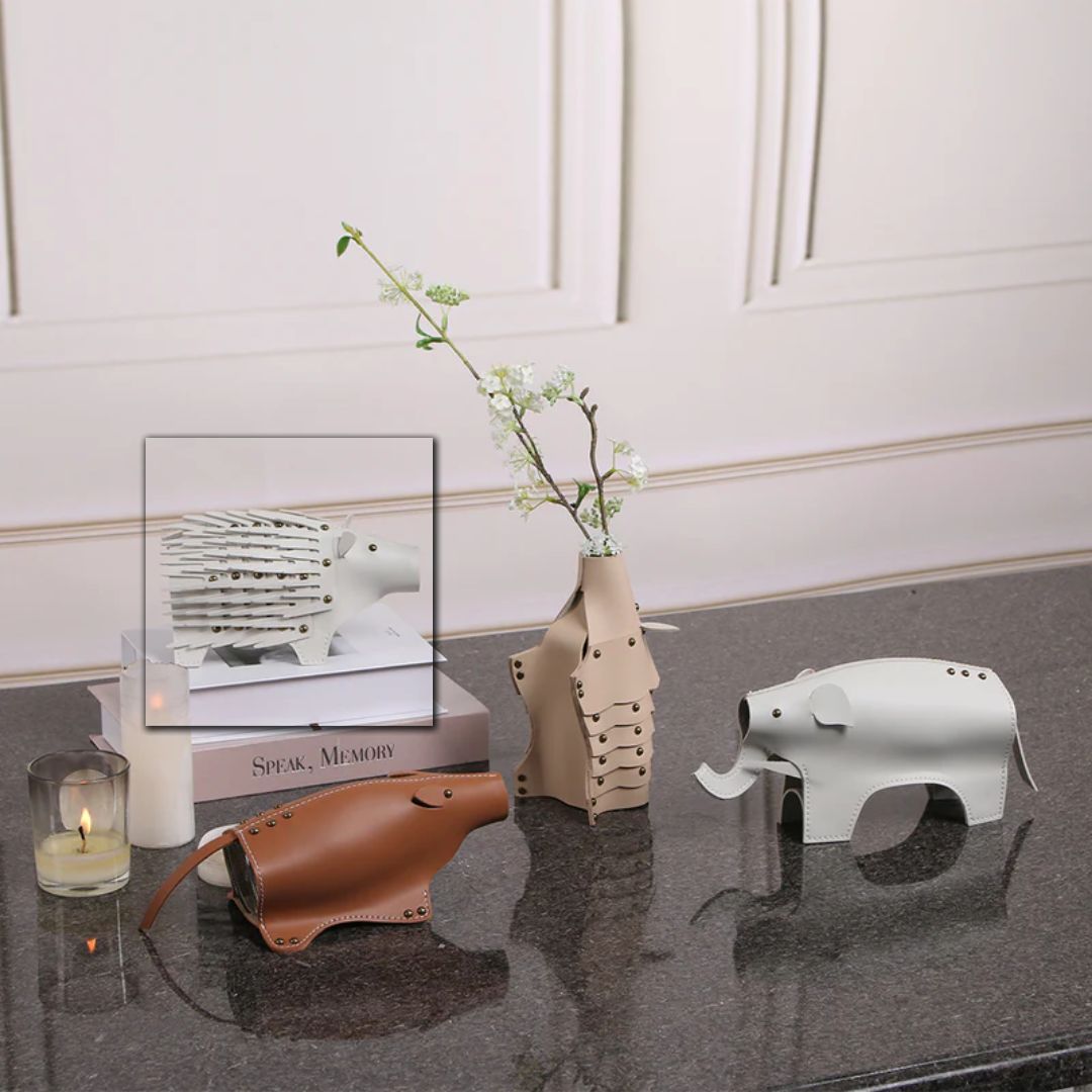 Hedgehog Vase/Sculpture KB3025 - Vases - ebarza Furniture UAE | Shop Modern Furniture in Abu Dhabi & Dubai - مفروشات ايبازرا في الامارات | تسوق اثاث عصري وديكورات مميزة في دبي وابوظبي