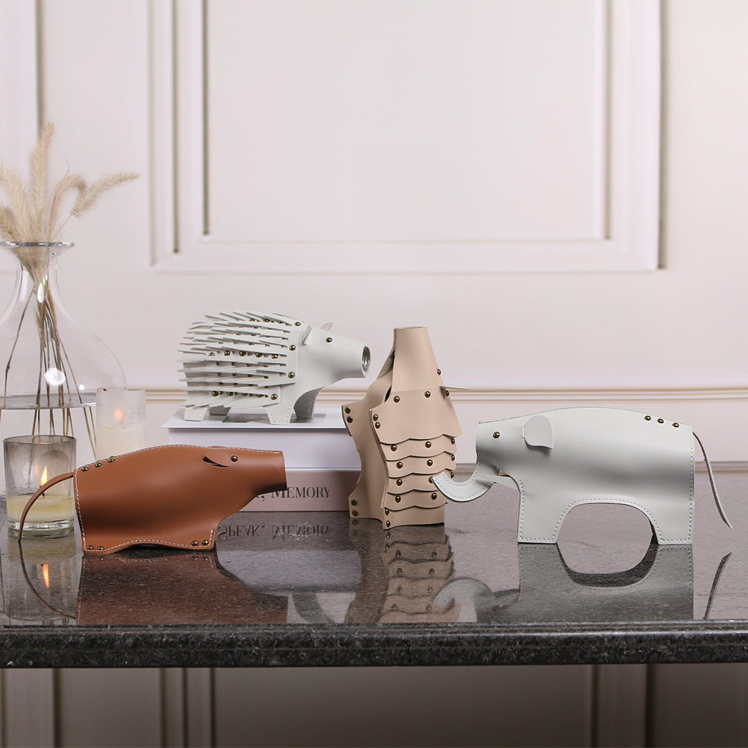 Elephant Vase/Sculpture KB3022 - Vases - ebarza Furniture UAE | Shop Modern Furniture in Abu Dhabi & Dubai - مفروشات ايبازرا في الامارات | تسوق اثاث عصري وديكورات مميزة في دبي وابوظبي