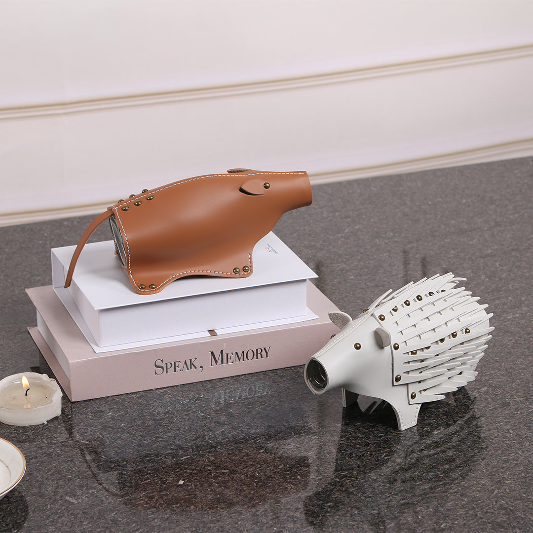 Hedgehog Vase/Sculpture KB3025 - Vases - ebarza Furniture UAE | Shop Modern Furniture in Abu Dhabi & Dubai - مفروشات ايبازرا في الامارات | تسوق اثاث عصري وديكورات مميزة في دبي وابوظبي