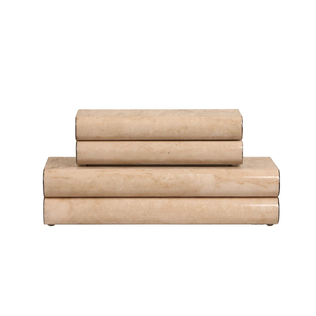 Hinged Glossy Storage Box-S KD5005BS - Decorative Boxes - ebarza Furniture UAE | Shop Modern Furniture in Abu Dhabi & Dubai - مفروشات ايبازرا في الامارات | تسوق اثاث عصري وديكورات مميزة في دبي وابوظبي