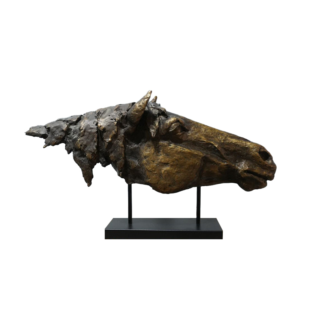 Horse Head Ornament TD-00197 - Home Decor Figurines - ebarza Furniture UAE | Shop Modern Furniture in Abu Dhabi & Dubai - مفروشات ايبازرا في الامارات | تسوق اثاث عصري وديكورات مميزة في دبي وابوظبي
