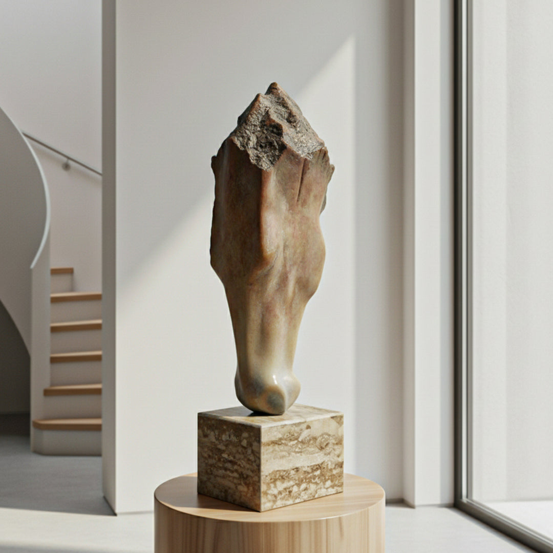 Horse Head Ornament TD-0145E - Home Decor Figurines - ebarza Furniture UAE | Shop Modern Furniture in Abu Dhabi & Dubai - مفروشات ايبازرا في الامارات | تسوق اثاث عصري وديكورات مميزة في دبي وابوظبي