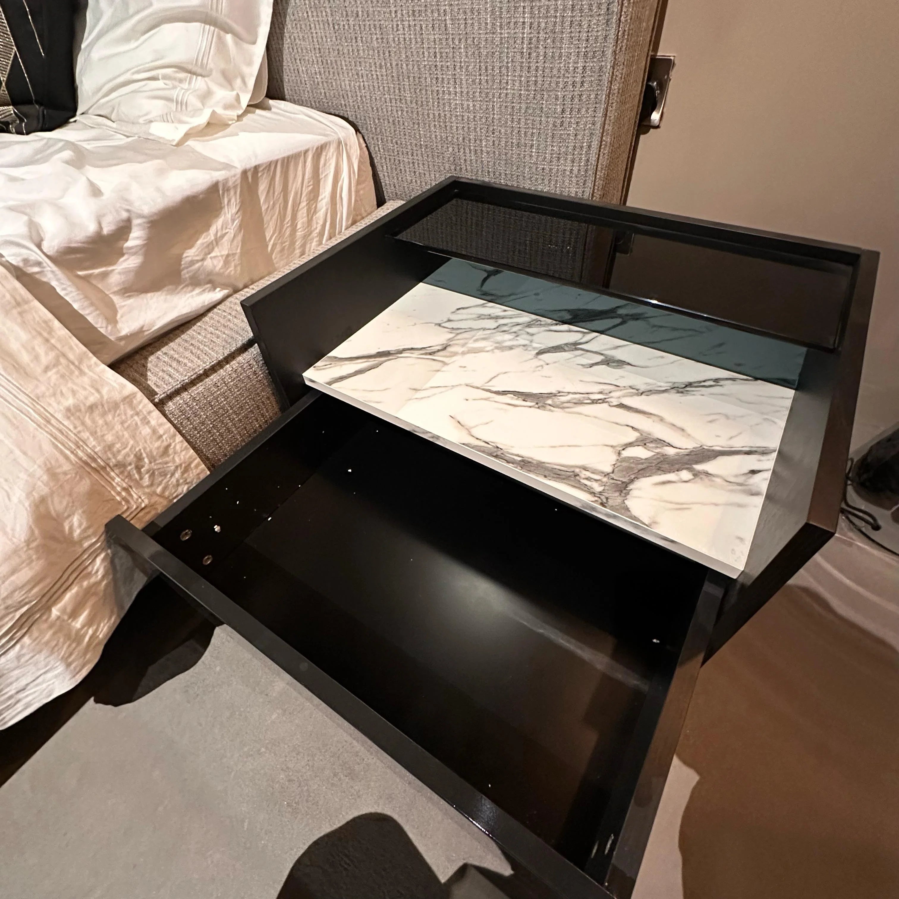 Display Item - 2X COLLECT Grey Bedside Tables YLCG-BNS - YAS - DISPLAY ITEM - ebarza Furniture UAE | Shop Modern Furniture in Abu Dhabi & Dubai - مفروشات ايبازرا في الامارات | تسوق اثاث عصري وديكورات مميزة في دبي وابوظبي