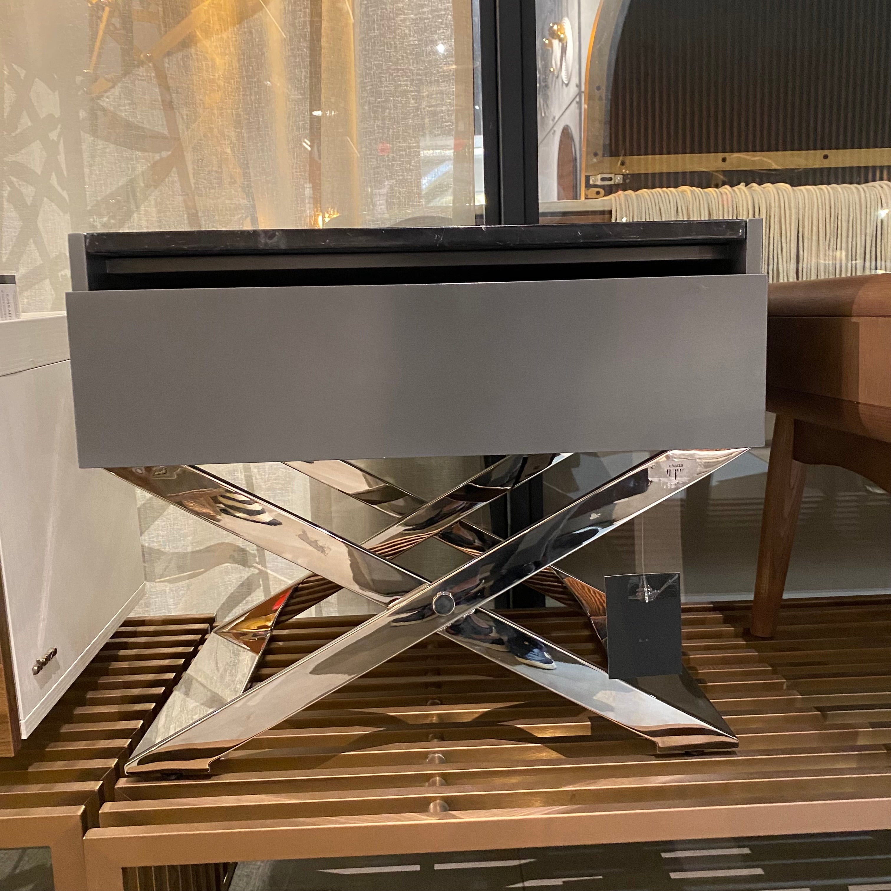 Display Item - Monaco Nightstand/ Bedside Table 503NtNakheel - DISPLAY ITEM - ebarza Furniture UAE | Shop Modern Furniture in Abu Dhabi & Dubai - مفروشات ايبازرا في الامارات | تسوق اثاث عصري وديكورات مميزة في دبي وابوظبي