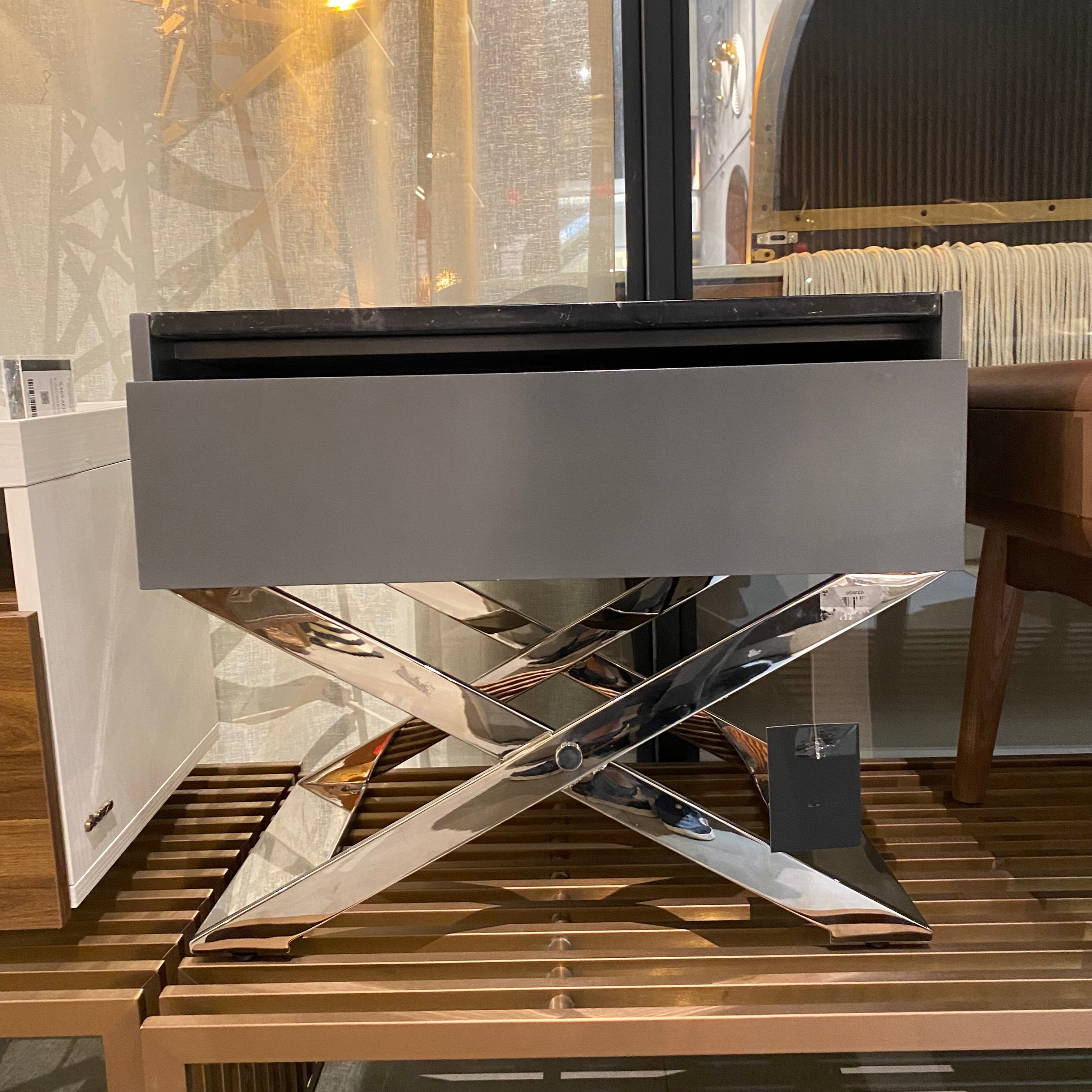 Display Item - Monaco Nightstand/ Bedside Table 503NtNakheel - DISPLAY ITEM - ebarza Furniture UAE | Shop Modern Furniture in Abu Dhabi & Dubai - مفروشات ايبازرا في الامارات | تسوق اثاث عصري وديكورات مميزة في دبي وابوظبي