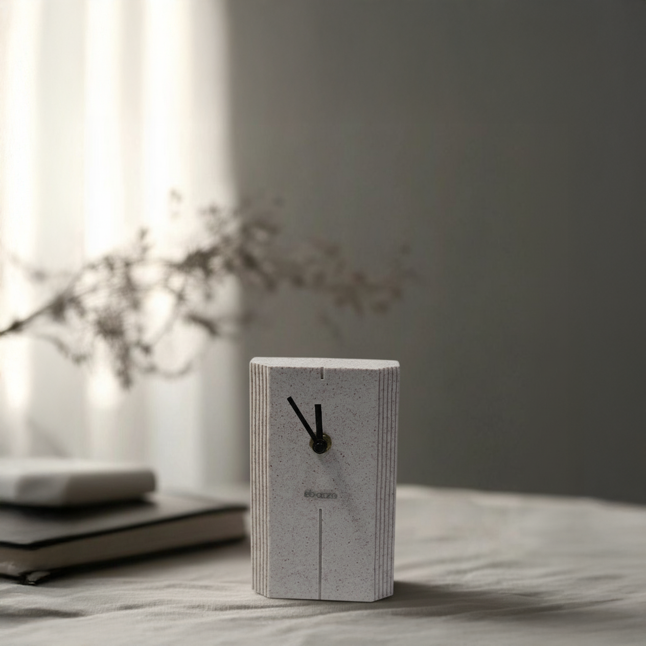 Imperial Chu Vertical Stripe Desk Clock TCK217 - Clocks - ebarza Furniture UAE | Shop Modern Furniture in Abu Dhabi & Dubai - مفروشات ايبازرا في الامارات | تسوق اثاث عصري وديكورات مميزة في دبي وابوظبي