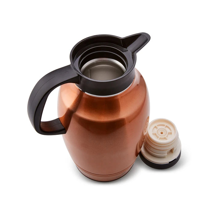 Karaca Essentiel Rosegold Steel Thermos 2300 ml 153.03.06.7734 - Drinkware - ebarza Furniture UAE | Shop Modern Furniture in Abu Dhabi & Dubai - مفروشات ايبازرا في الامارات | تسوق اثاث عصري وديكورات مميزة في دبي وابوظبي