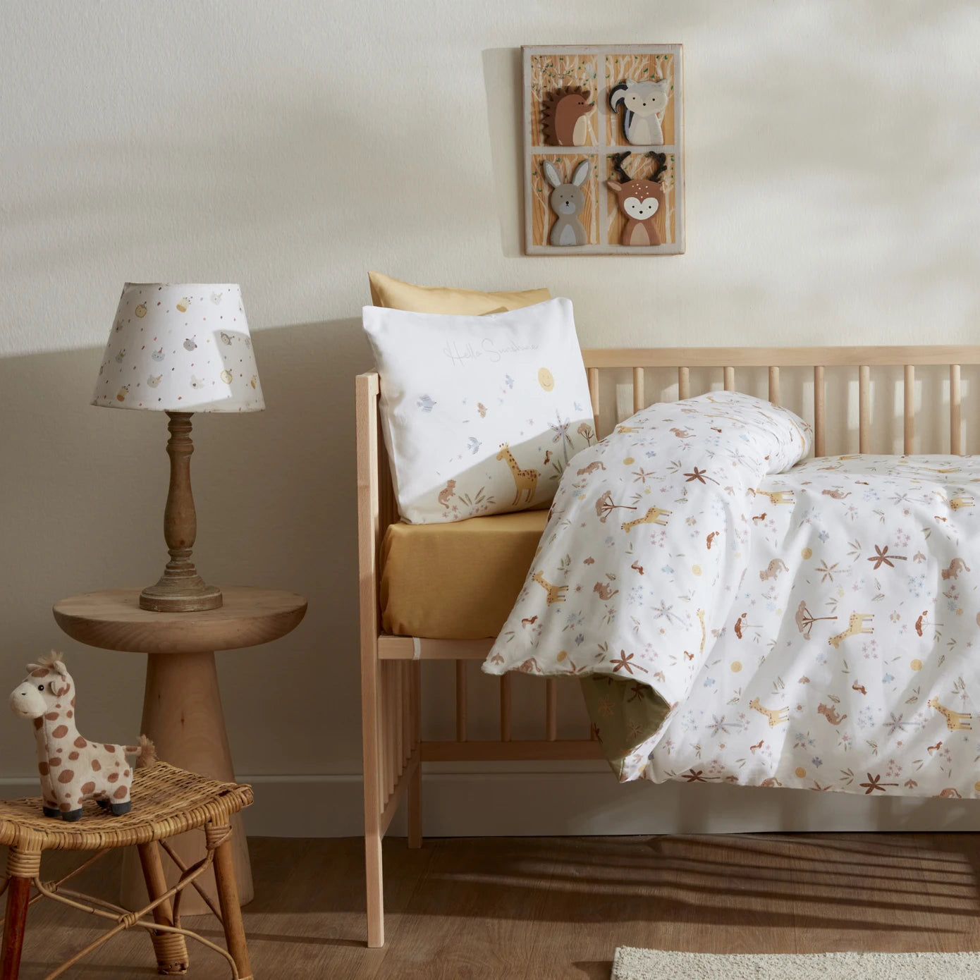 Karaca Home Baby Sunshine Duvet Cover Set 200.22.11.0215 - Bedding - ebarza Furniture UAE | Shop Modern Furniture in Abu Dhabi & Dubai - مفروشات ايبازرا في الامارات | تسوق اثاث عصري وديكورات مميزة في دبي وابوظبي