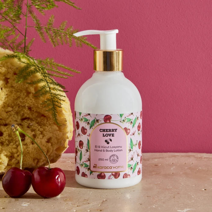 Karaca Home Fruit Cherry Love Hand and Body Lotion 250 Ml 300.22.02.0923 - Body Lotion - ebarza Furniture UAE | Shop Modern Furniture in Abu Dhabi & Dubai - مفروشات ايبازرا في الامارات | تسوق اثاث عصري وديكورات مميزة في دبي وابوظبي
