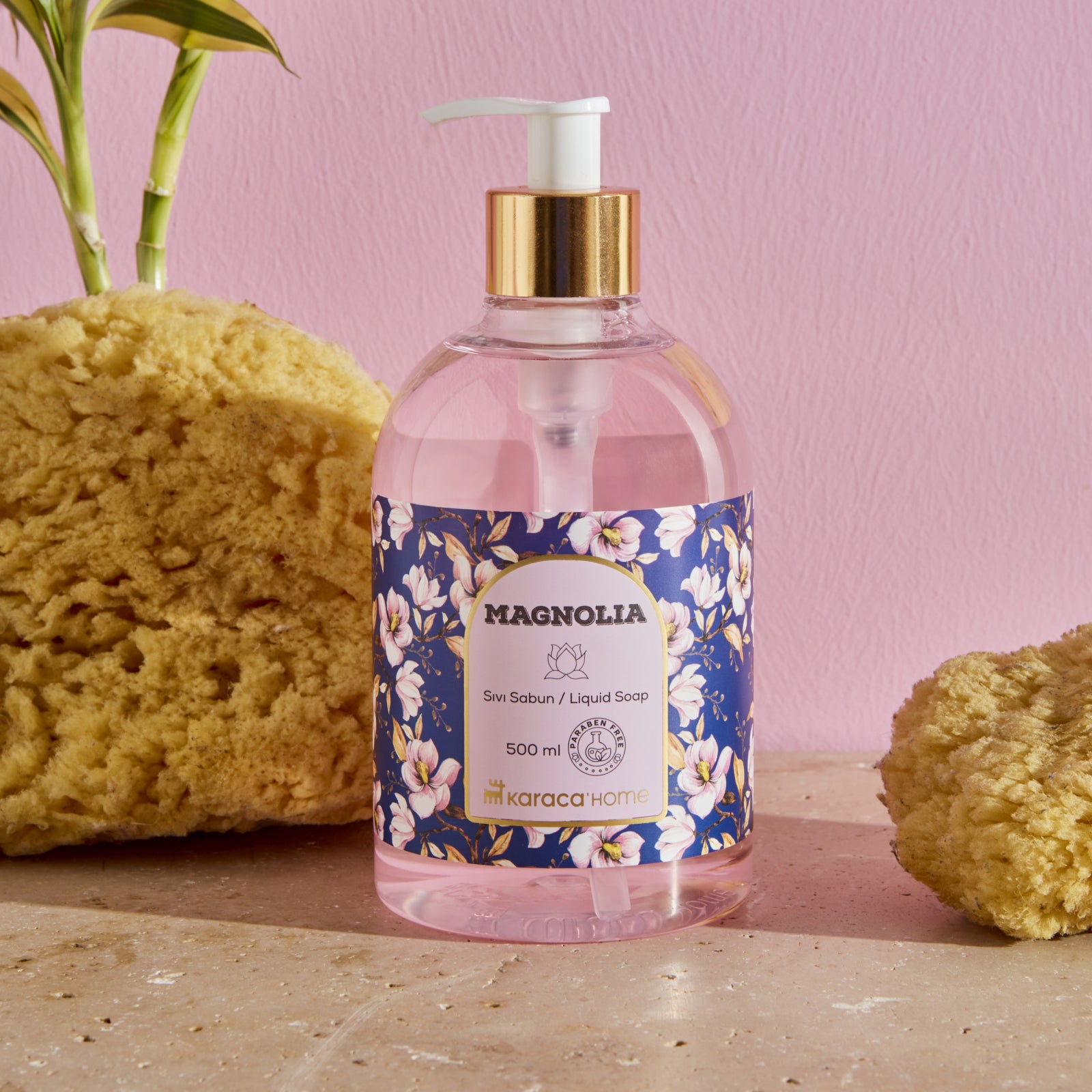 Karaca Home Magnolia Liquid Soap 500 Ml 300.22.02.0937 - Liquid Soap - ebarza Furniture UAE | Shop Modern Furniture in Abu Dhabi & Dubai - مفروشات ايبازرا في الامارات | تسوق اثاث عصري وديكورات مميزة في دبي وابوظبي