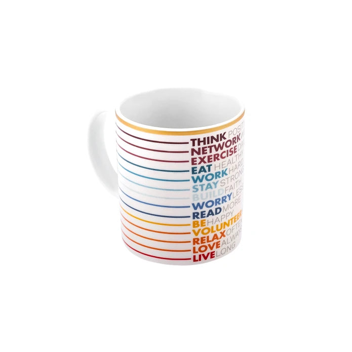 Karaca Motto Lines Mug 360 ml 153.03.05.0167 - Mugs - ebarza Furniture UAE | Shop Modern Furniture in Abu Dhabi & Dubai - مفروشات ايبازرا في الامارات | تسوق اثاث عصري وديكورات مميزة في دبي وابوظبي