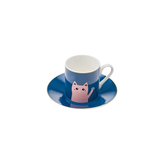 Pre-order 25 Days Delivery - Karaca Paws Coffee Cup for 6 People 80 ml 153.03.06.6149 - Coffee Sets - ebarza Furniture UAE | Shop Modern Furniture in Abu Dhabi & Dubai - مفروشات ايبازرا في الامارات | تسوق اثاث عصري وديكورات مميزة في دبي وابوظبي