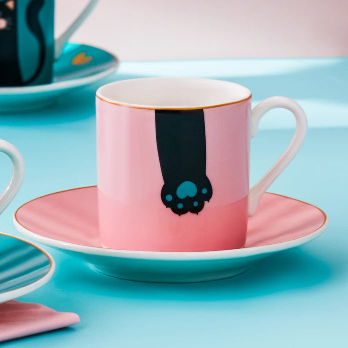 Pre-order 25 Days Delivery - Karaca Paws Coffee Cup for 6 People 80 ml 153.03.06.6149 - Coffee Sets - ebarza Furniture UAE | Shop Modern Furniture in Abu Dhabi & Dubai - مفروشات ايبازرا في الامارات | تسوق اثاث عصري وديكورات مميزة في دبي وابوظبي