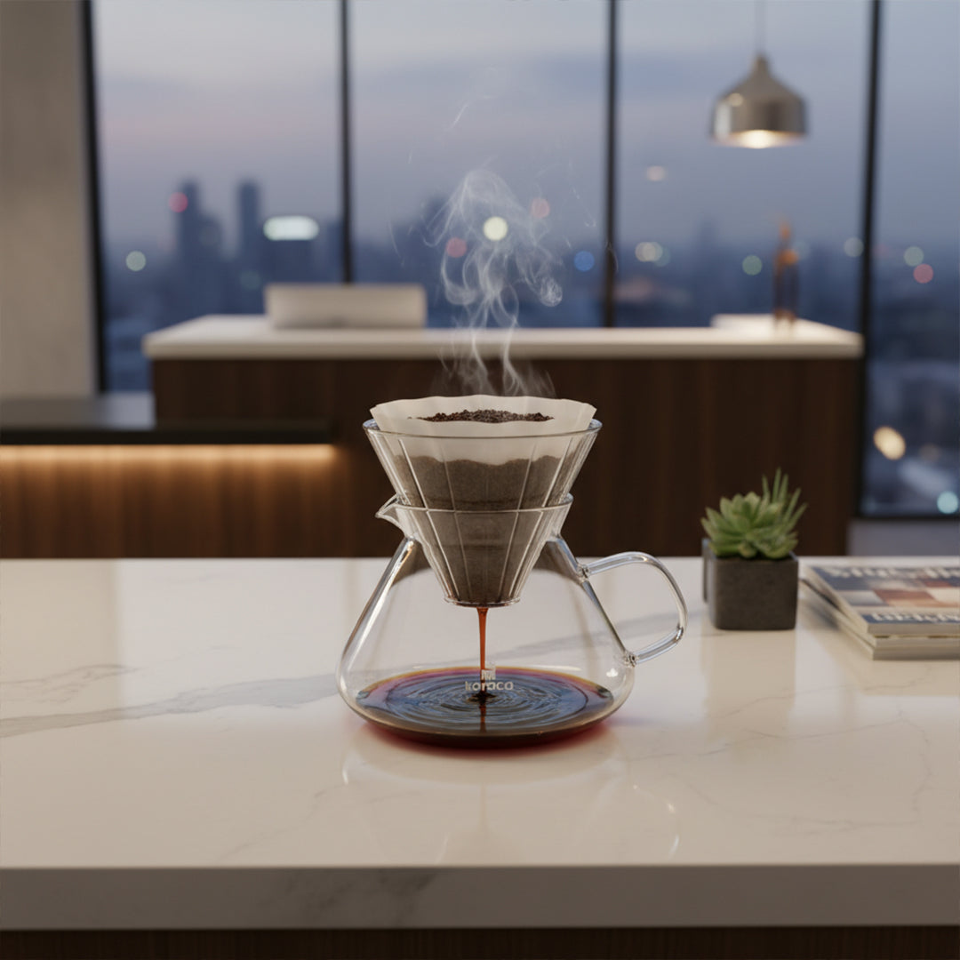 Karaca Winx Coffee Brewing Equipment Gray 650 ml 153.03.08.4873 - Kitchen Appliances - ebarza Furniture UAE | Shop Modern Furniture in Abu Dhabi & Dubai - مفروشات ايبازرا في الامارات | تسوق اثاث عصري وديكورات مميزة في دبي وابوظبي