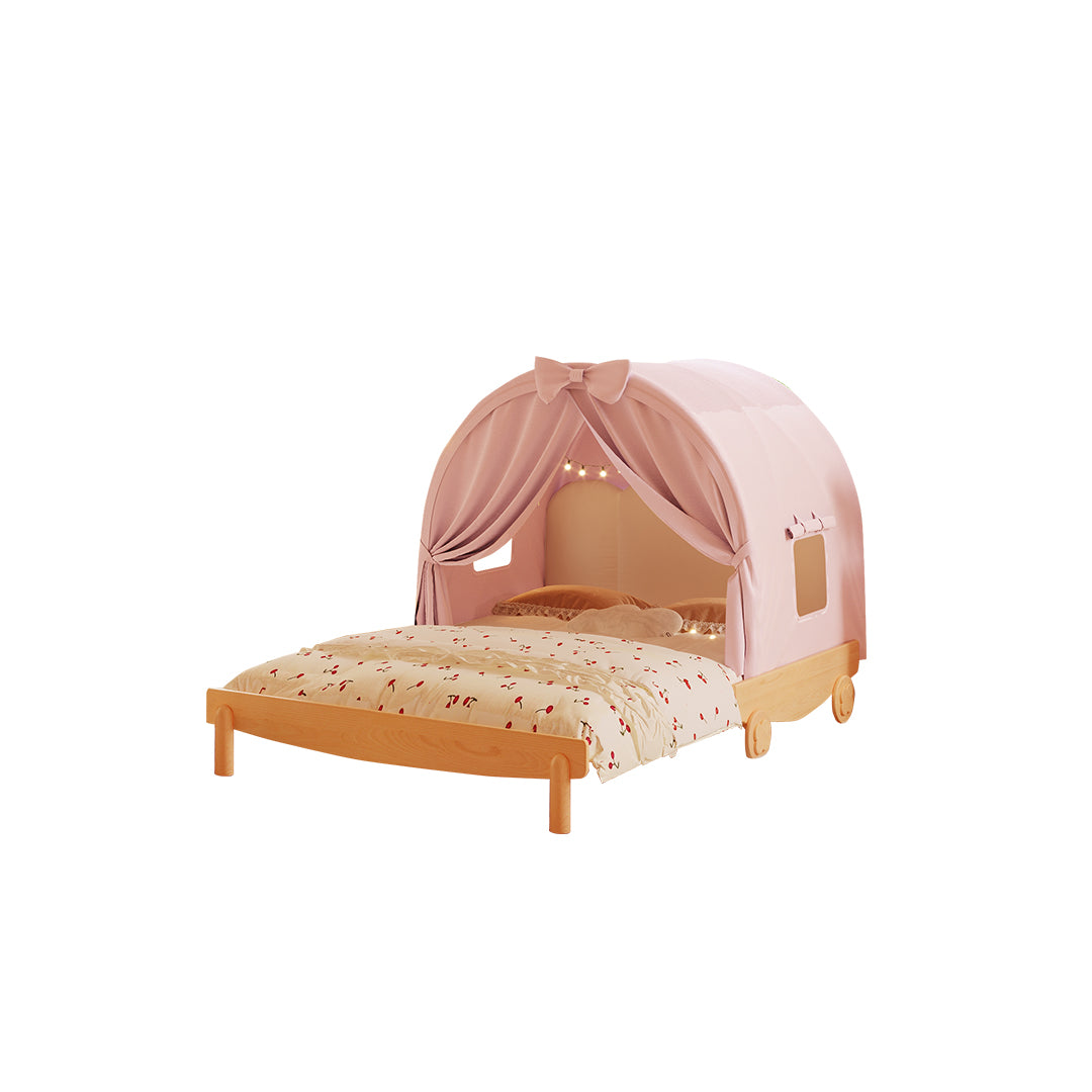Pre-order 25 Days Delivery Stella Canopy Kid Bed E2311F - Kids Beds - ebarza Furniture UAE | Shop Modern Furniture in Abu Dhabi & Dubai - مفروشات ايبازرا في الامارات | تسوق اثاث عصري وديكورات مميزة في دبي وابوظبي