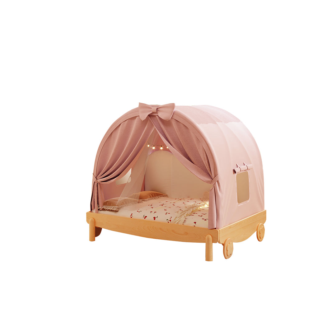 Pre-order 25 Days Delivery Stella Canopy Kid Bed E2311F - Kids Beds - ebarza Furniture UAE | Shop Modern Furniture in Abu Dhabi & Dubai - مفروشات ايبازرا في الامارات | تسوق اثاث عصري وديكورات مميزة في دبي وابوظبي