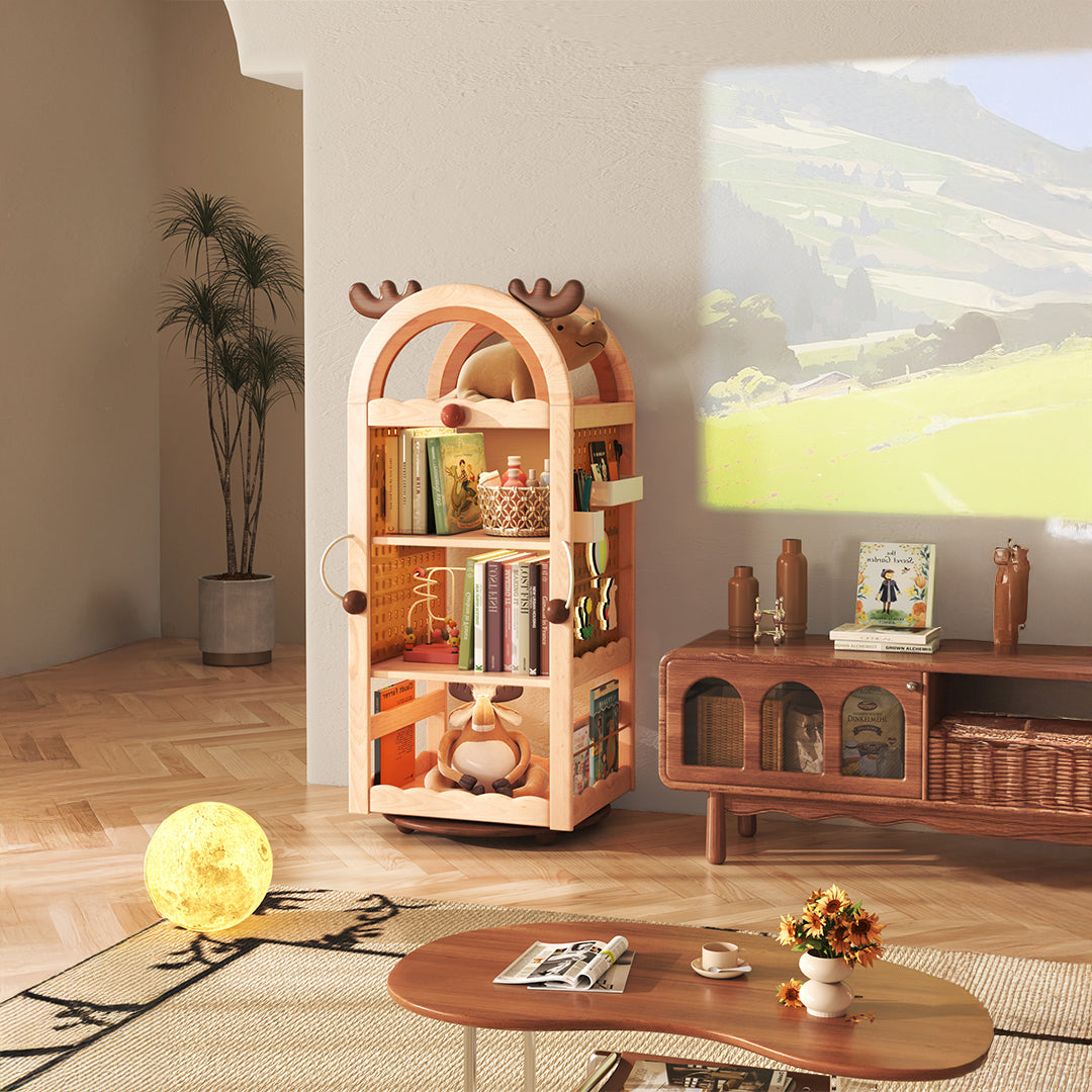 Pre-order 25 Days Delivery Reindeer Kid's book case E2304G - Kids Shelves - ebarza Furniture UAE | Shop Modern Furniture in Abu Dhabi & Dubai - مفروشات ايبازرا في الامارات | تسوق اثاث عصري وديكورات مميزة في دبي وابوظبي